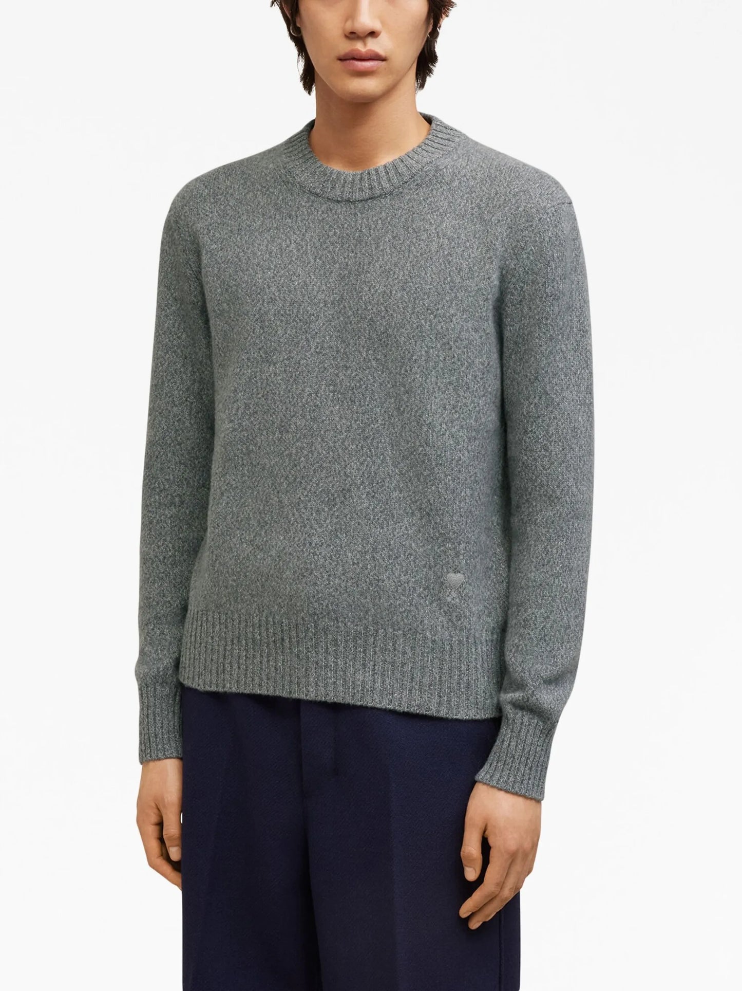 cashmere-blend crew-neck jumper