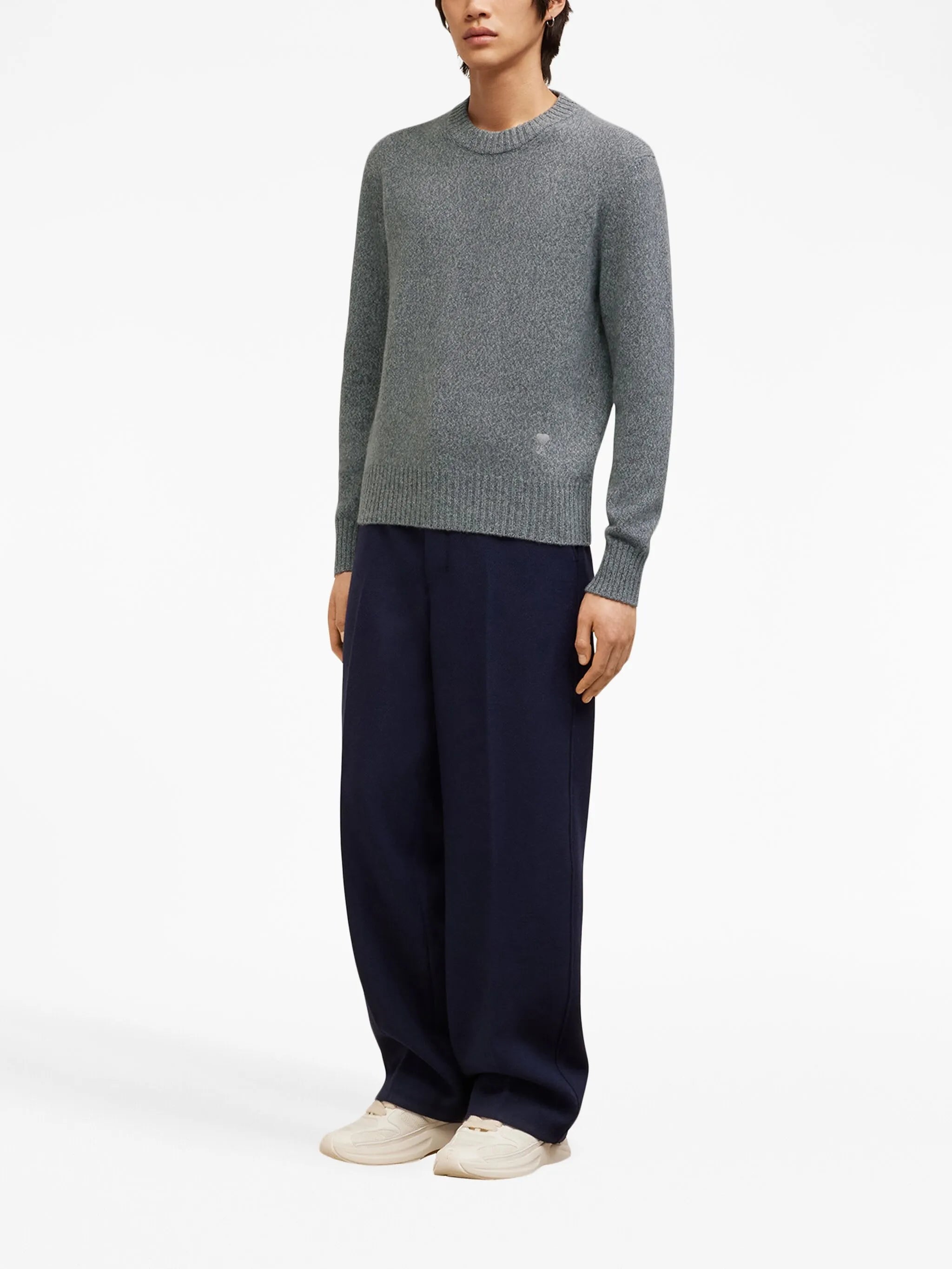 cashmere-blend crew-neck jumper