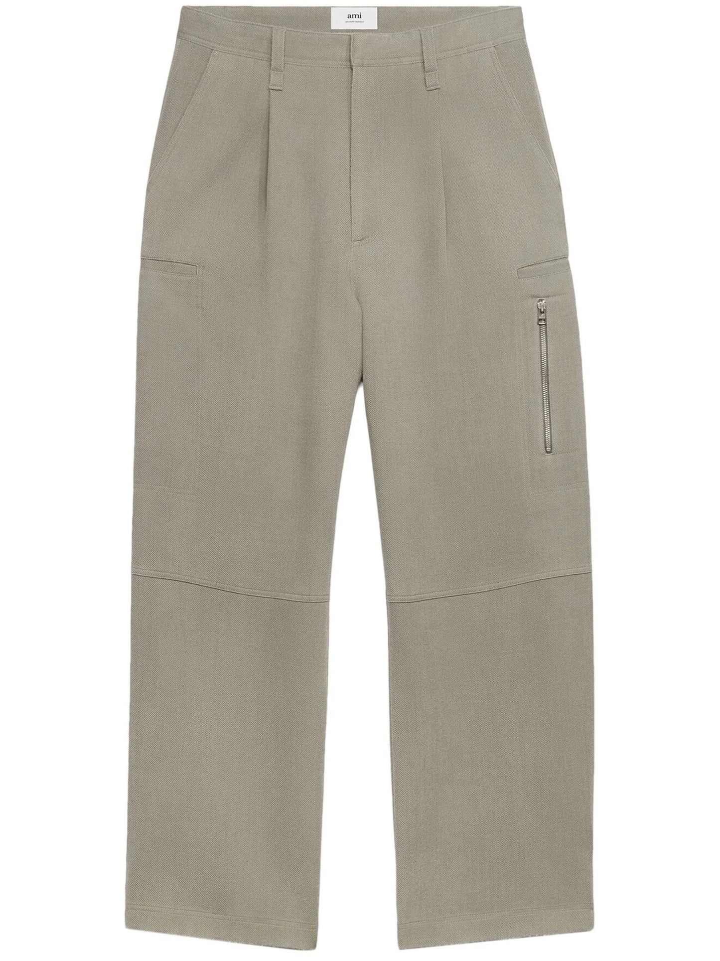 wide-leg virgin-wool trousers