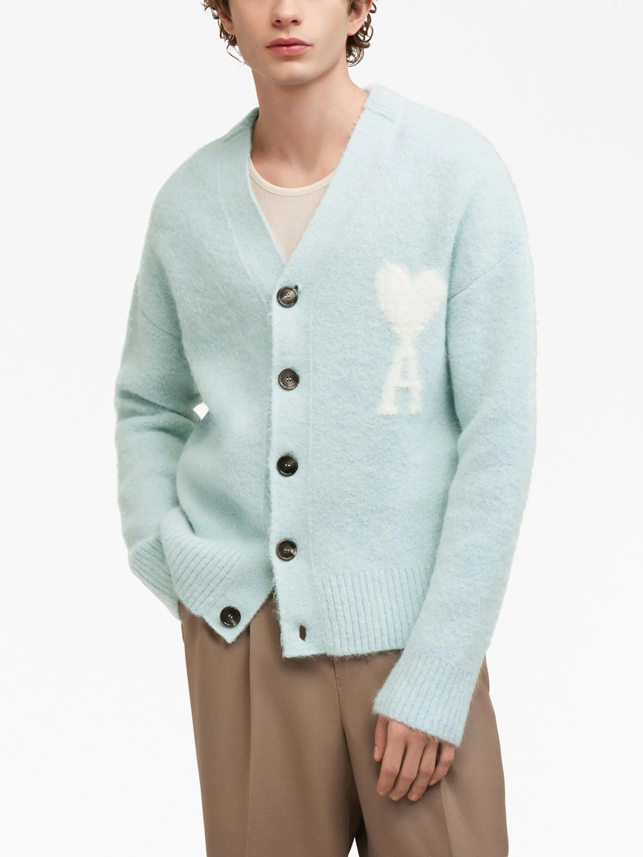 Cloudy Wool Ami de Coeur cardigan
