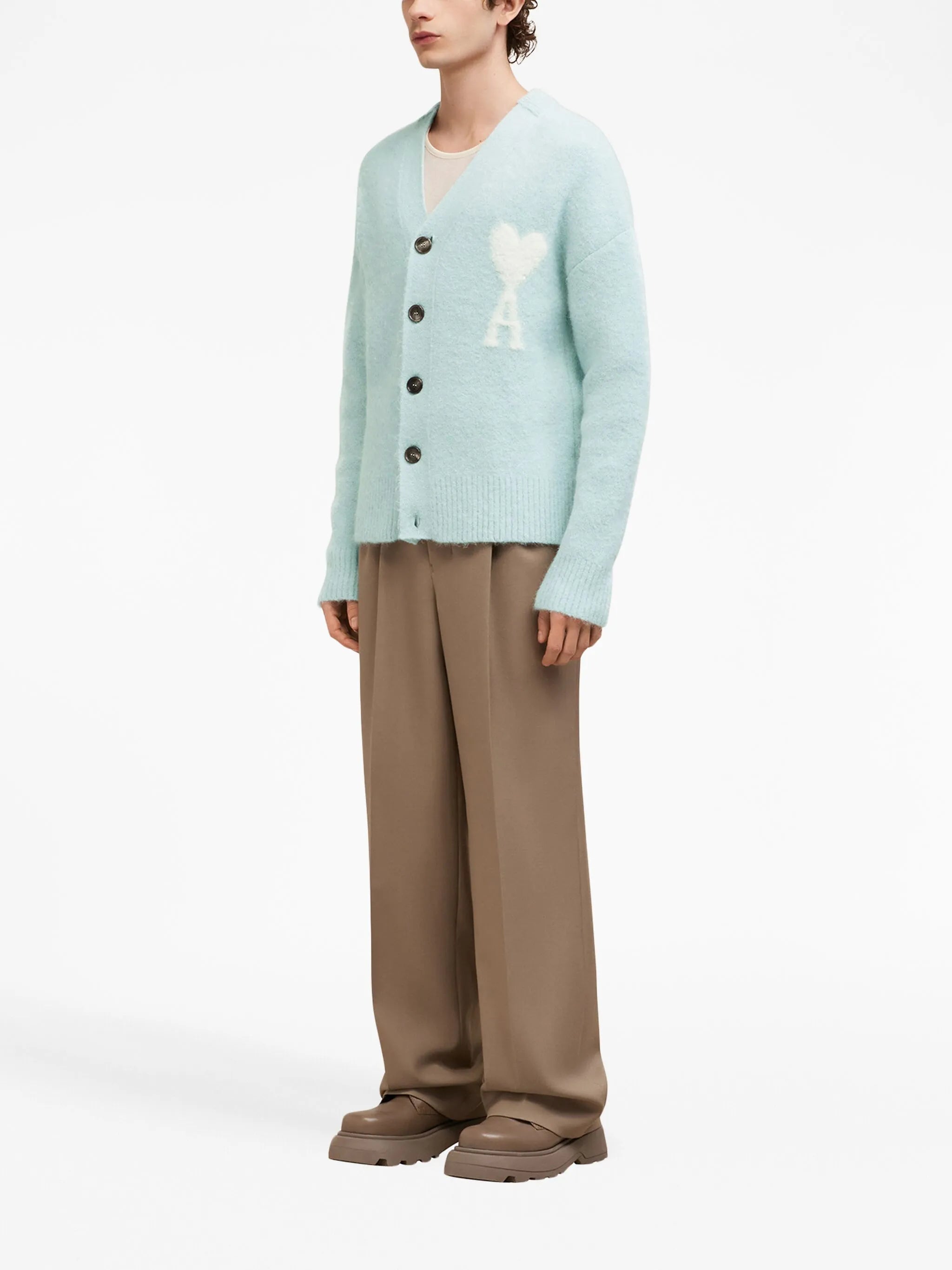 Cloudy Wool Ami de Coeur cardigan
