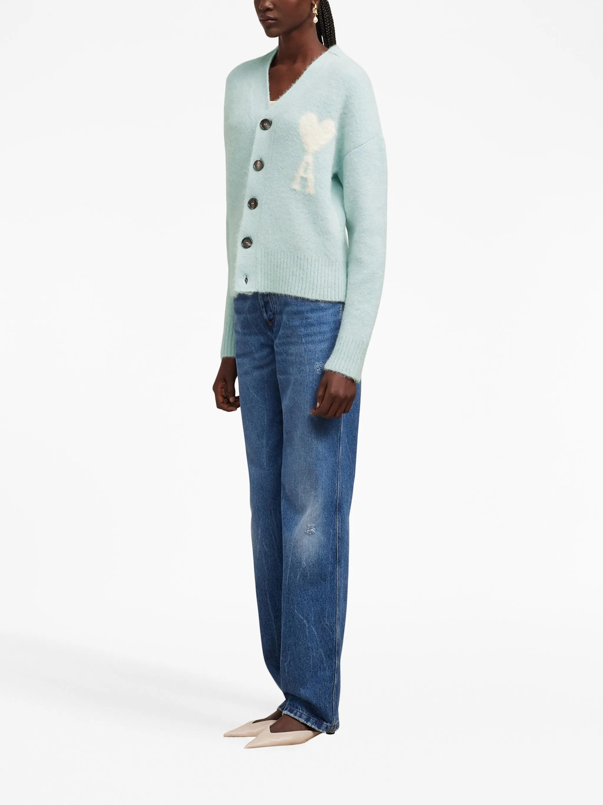 Cloudy Wool Ami de Coeur cardigan