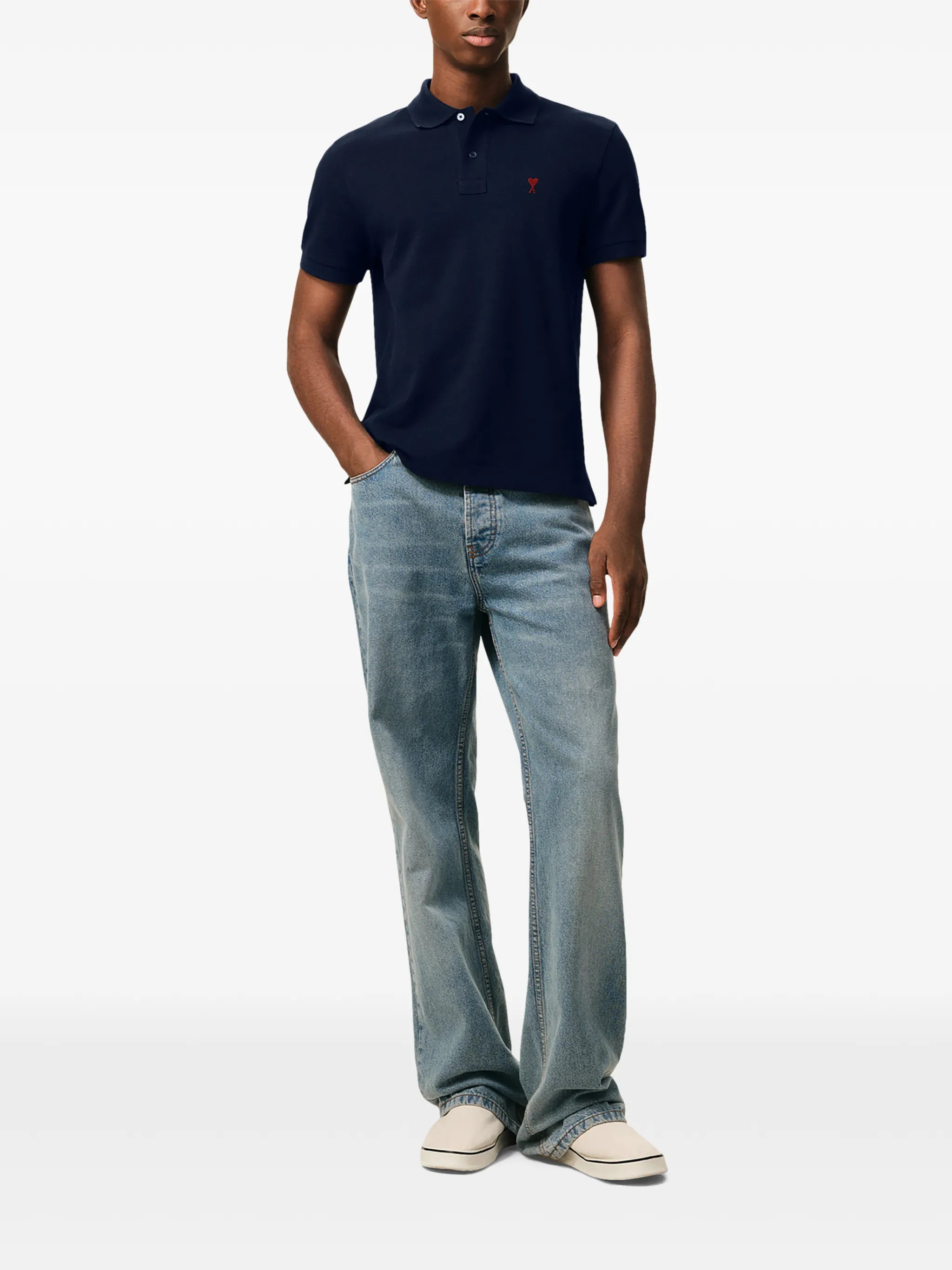 Ami de Coeur embroidered-logo polo shirt