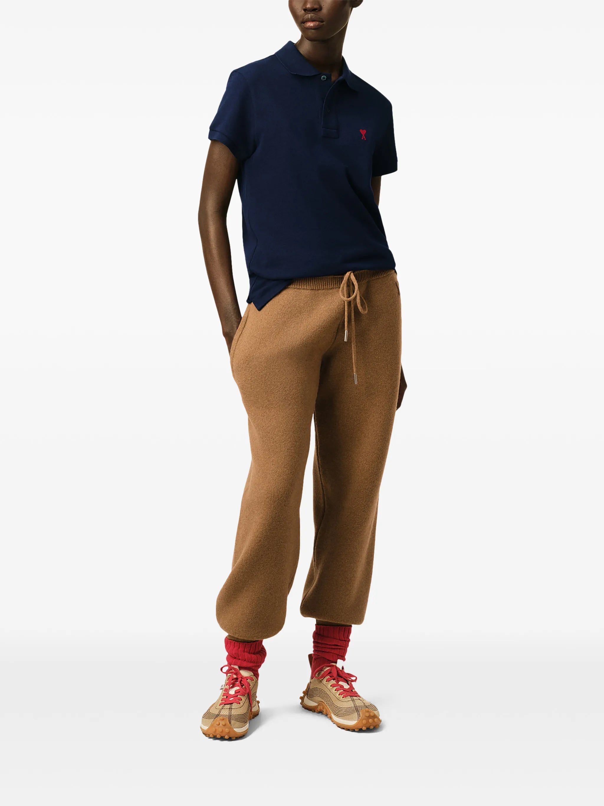 Ami de Coeur embroidered-logo polo shirt