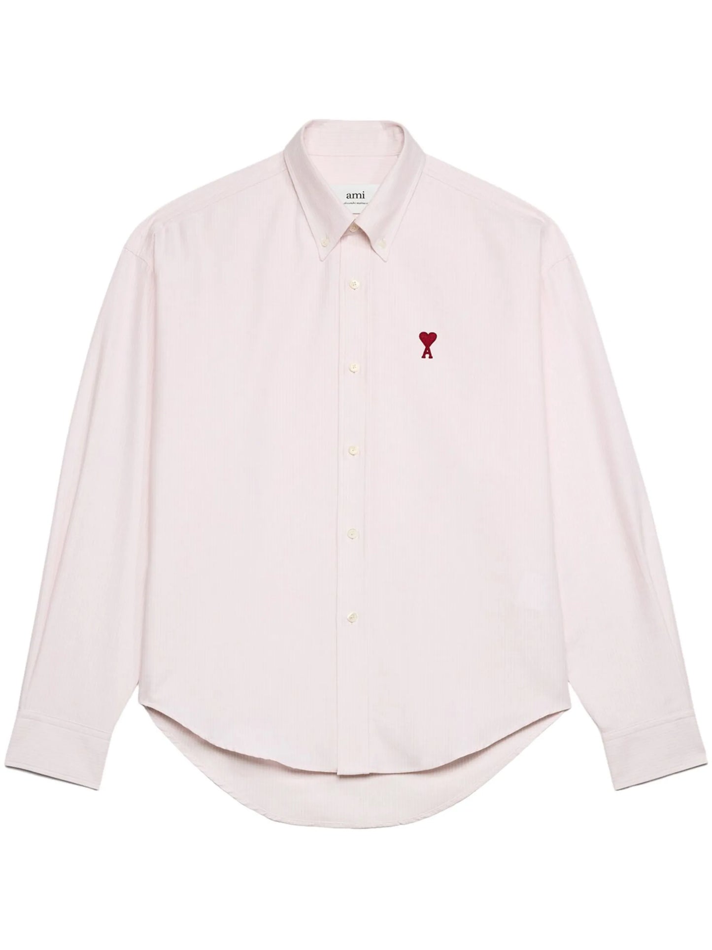 logo-embroidered pocket cotton shirt