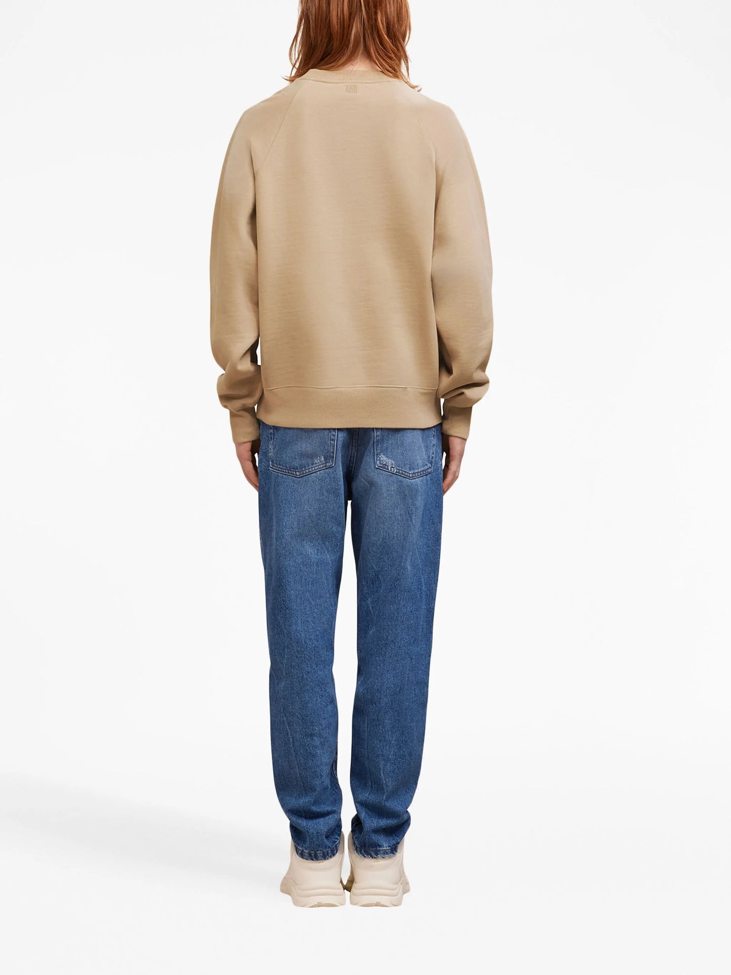 embroidered cotton sweatshirt