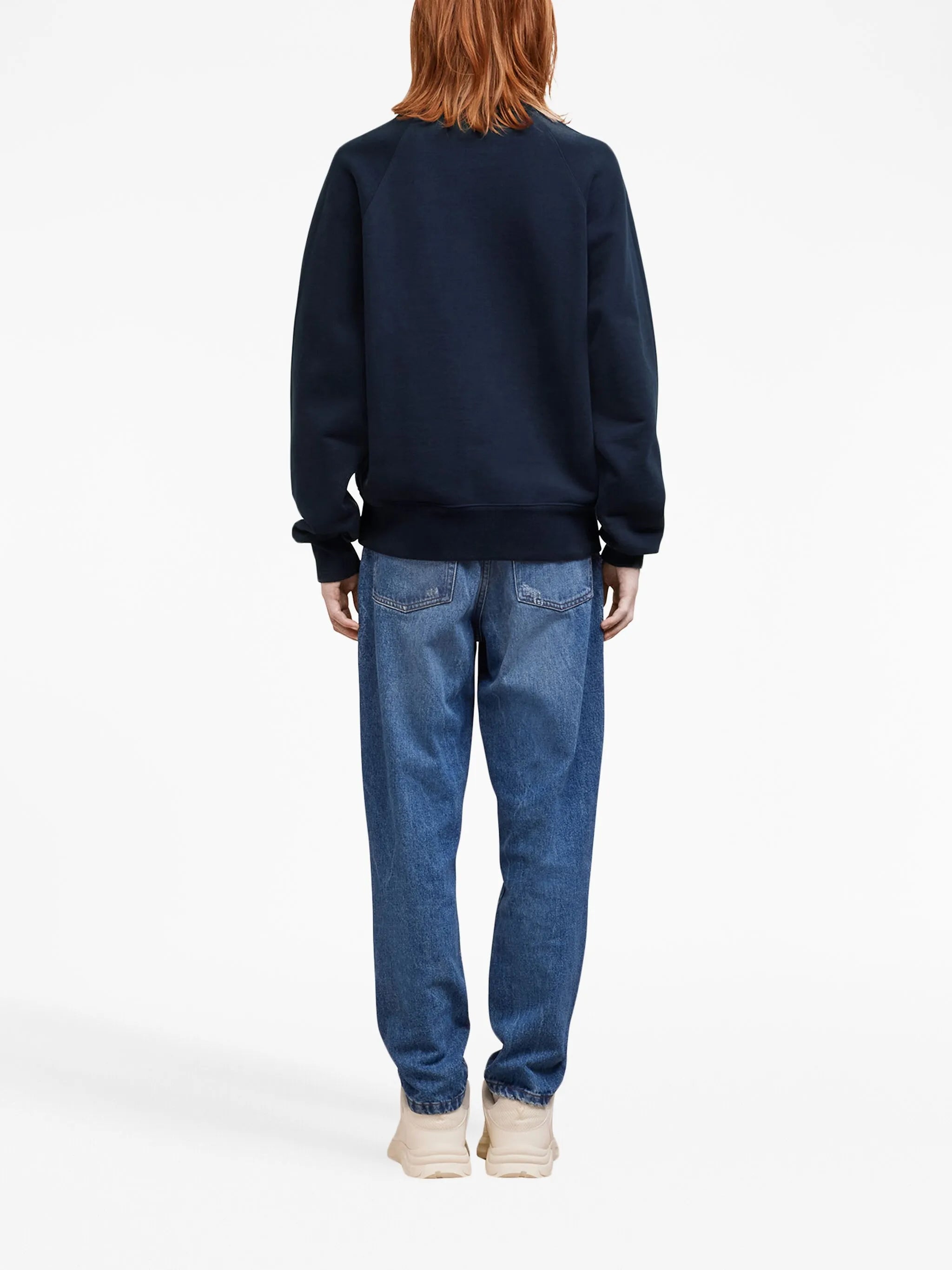 embroidered cotton sweatshirt
