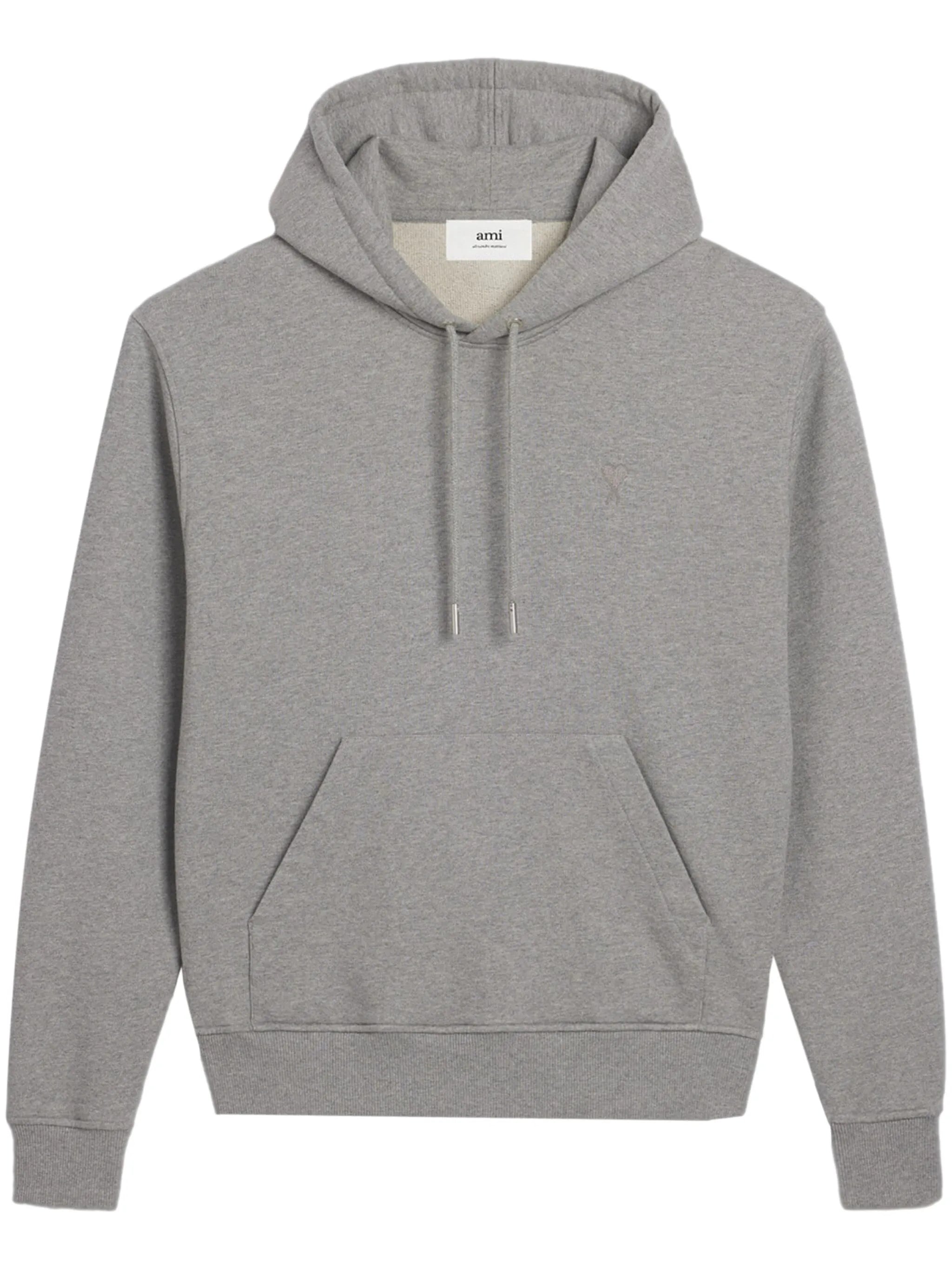 logo-embroidered organic-cotton hoodie