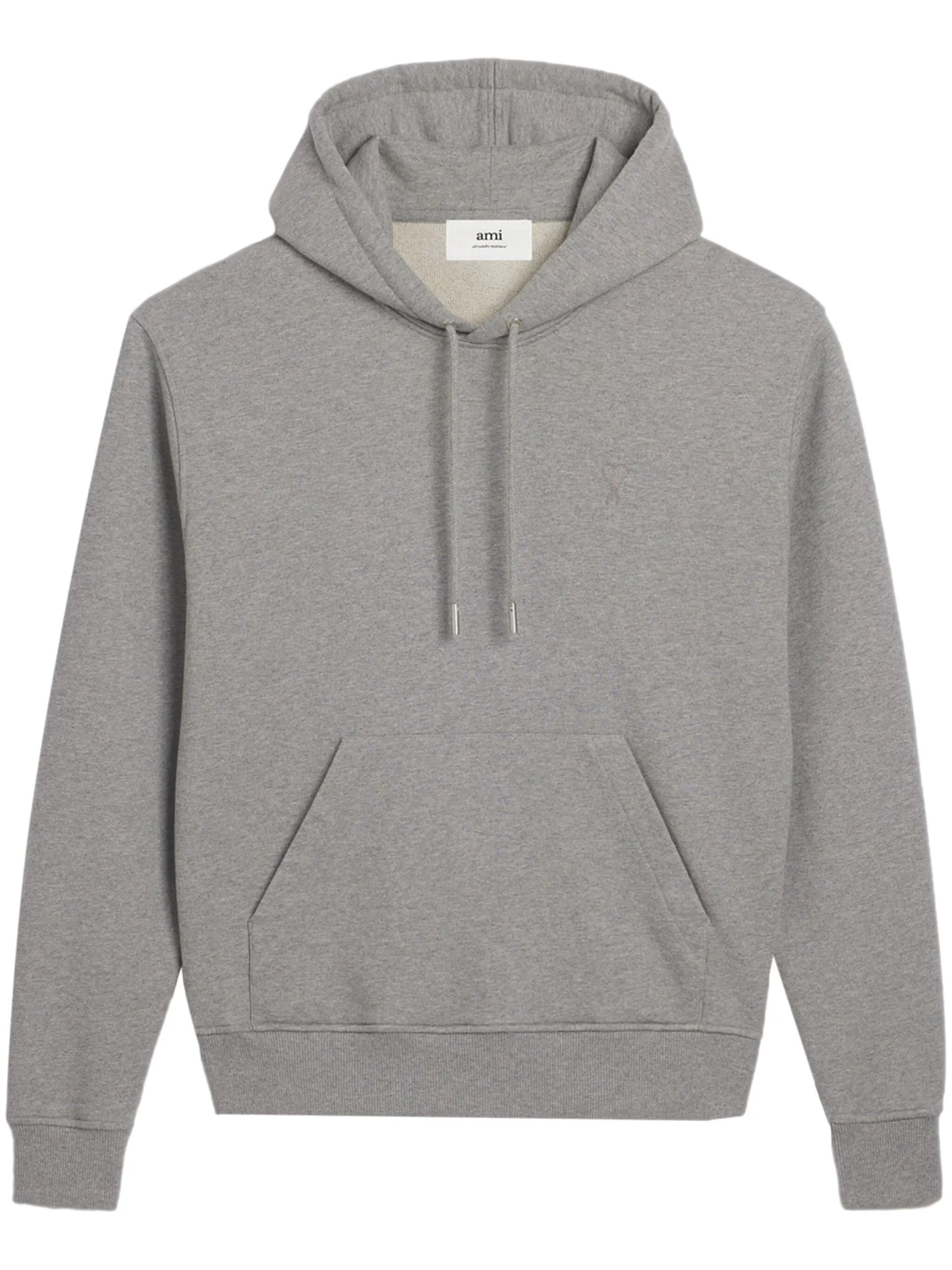 logo-embroidered organic-cotton hoodie