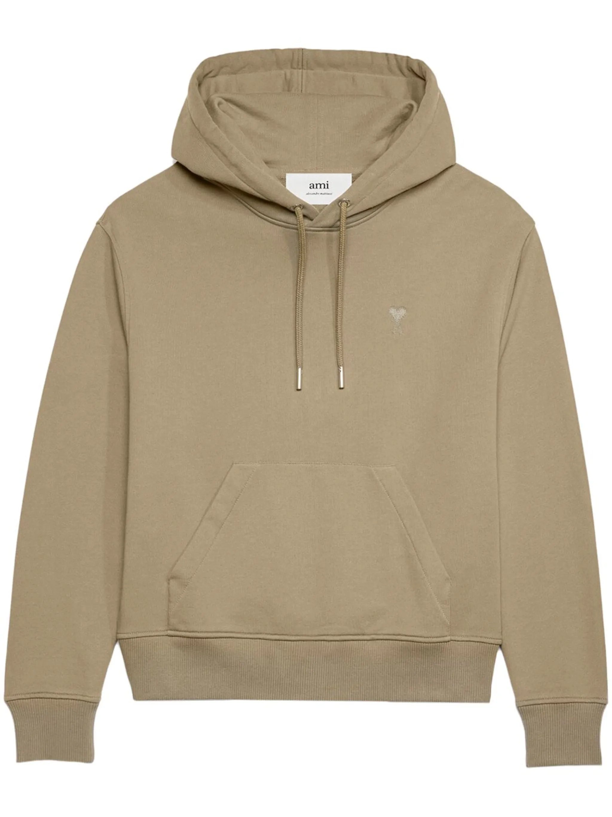 embroidered cotton hoodie