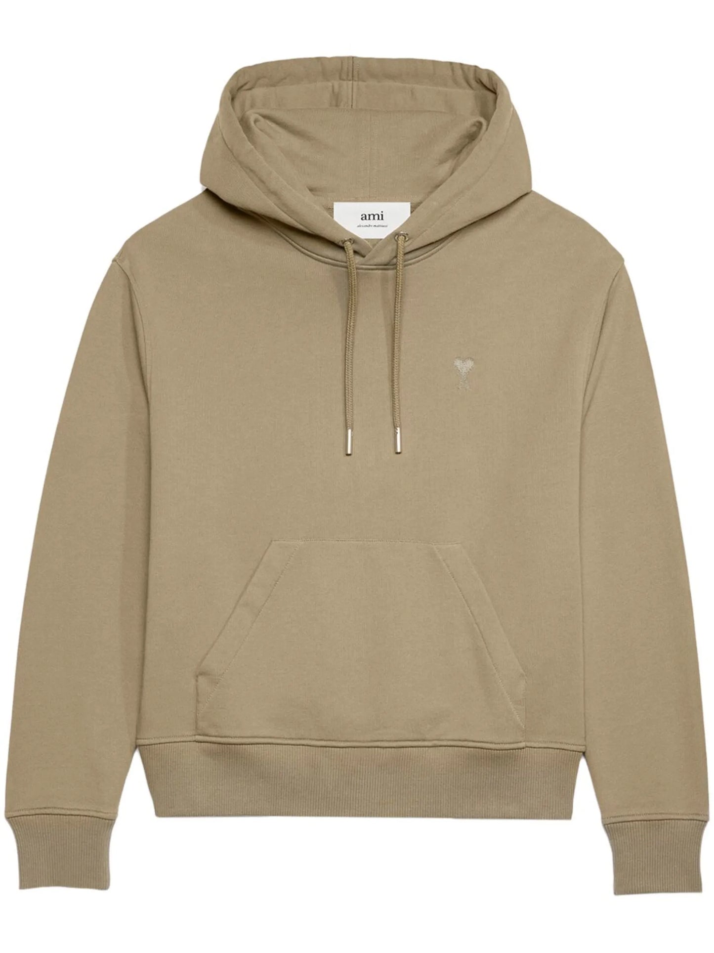 embroidered cotton hoodie