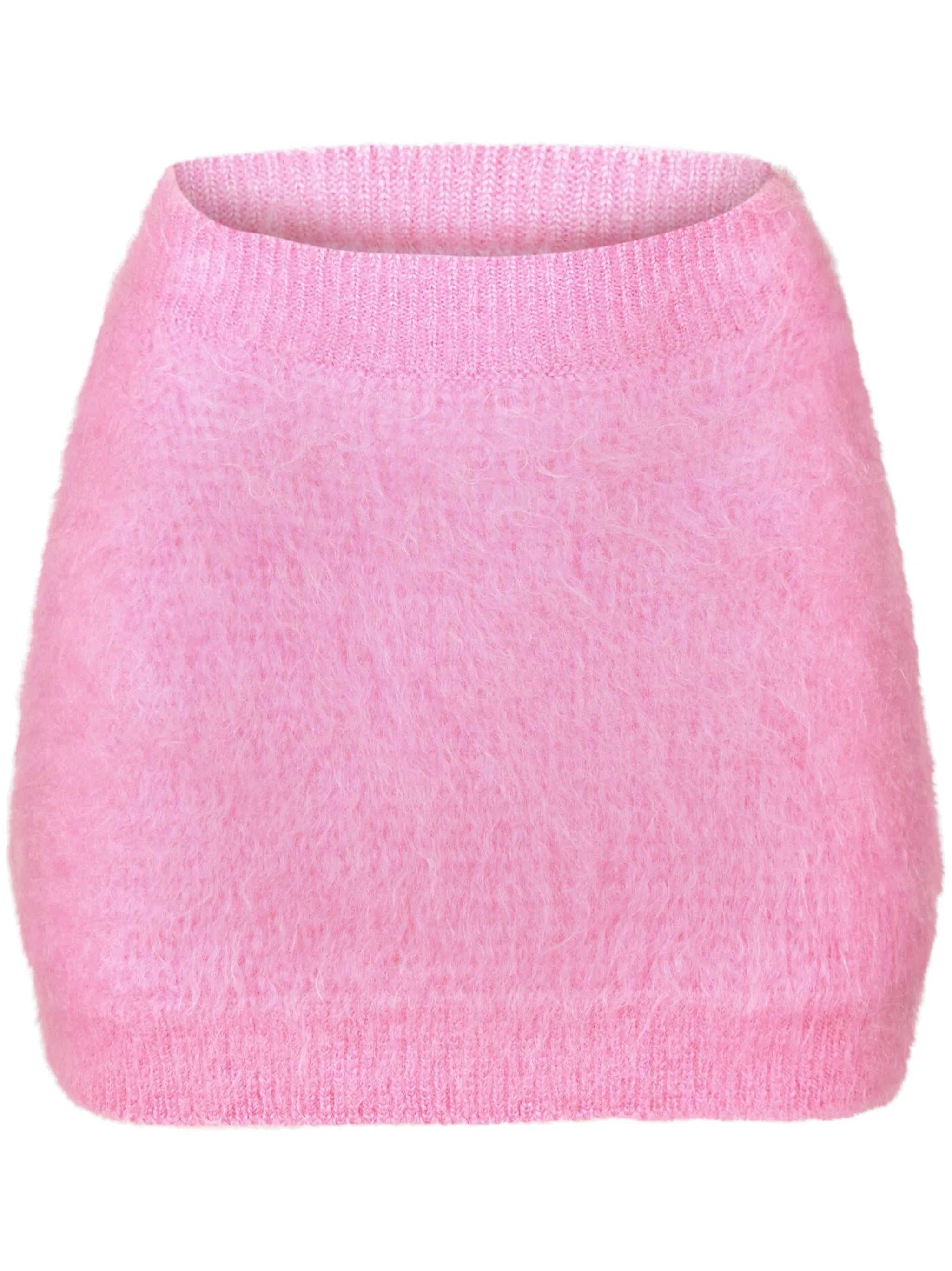 mohair-blend mini skirt