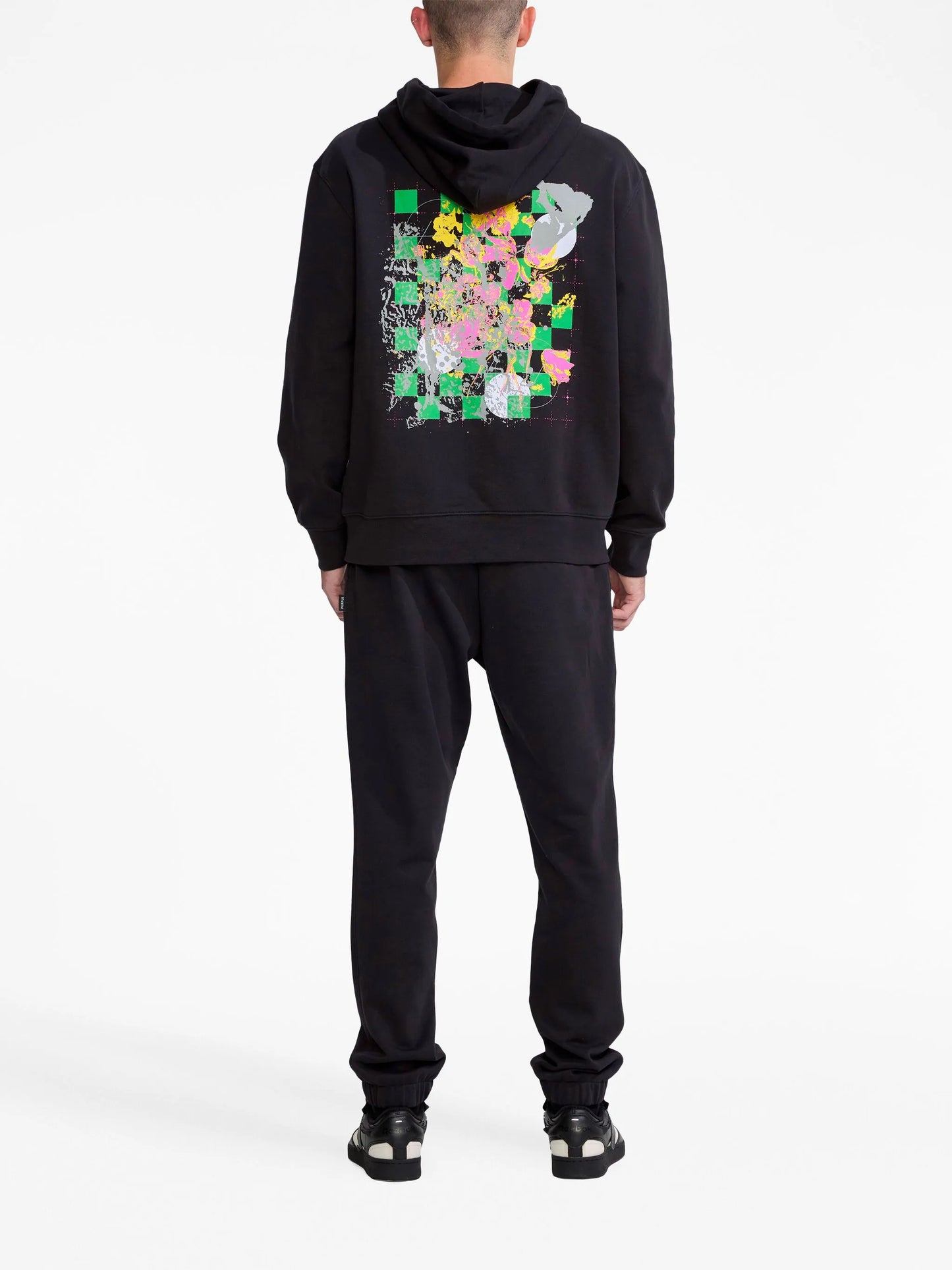 logo-print cotton hoodie