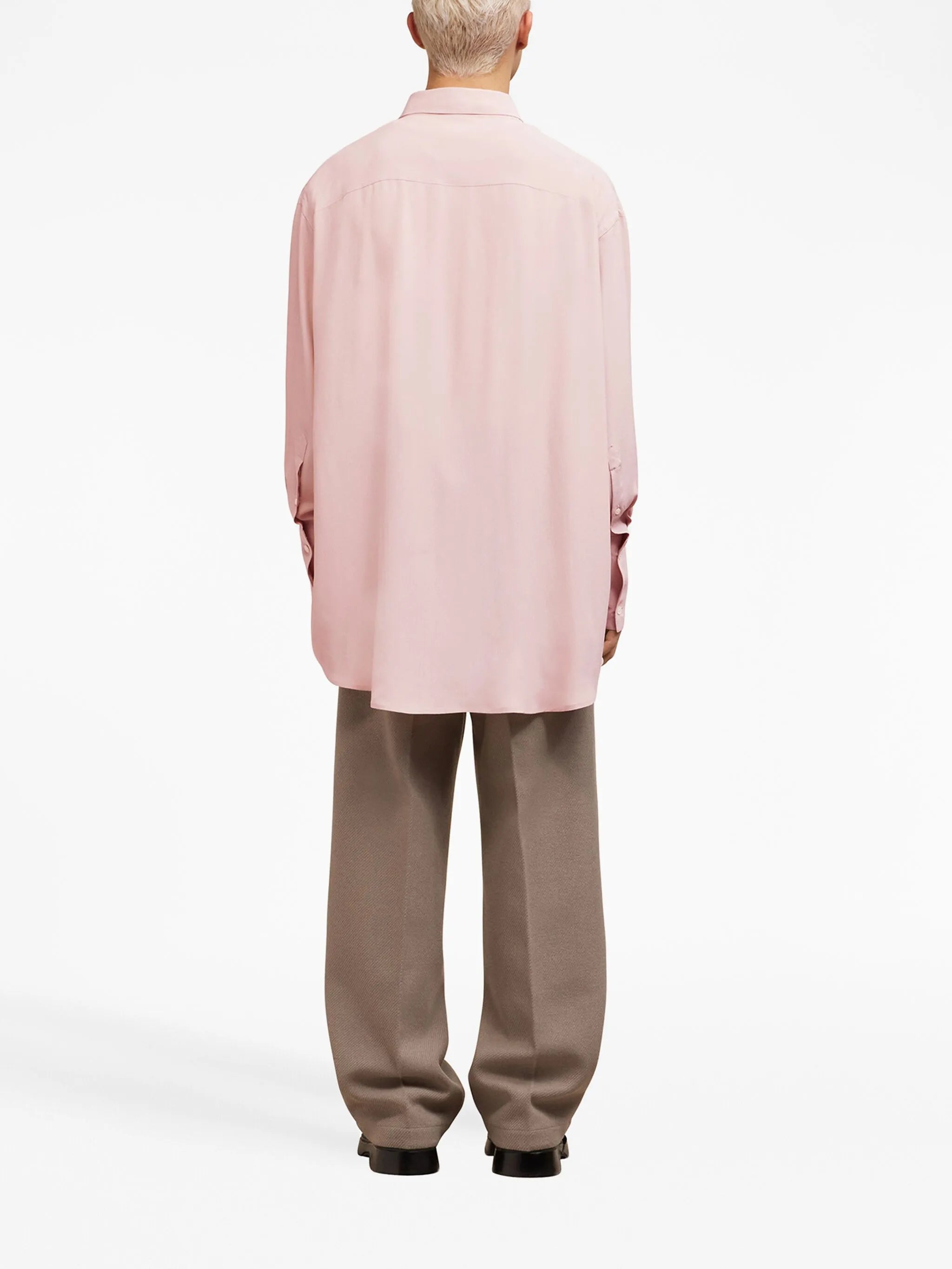 button-down oversized shirt
