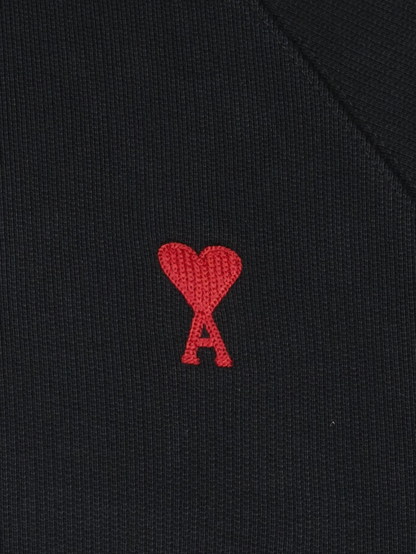 Ami de Coeur-embroidered zip-up hoodie