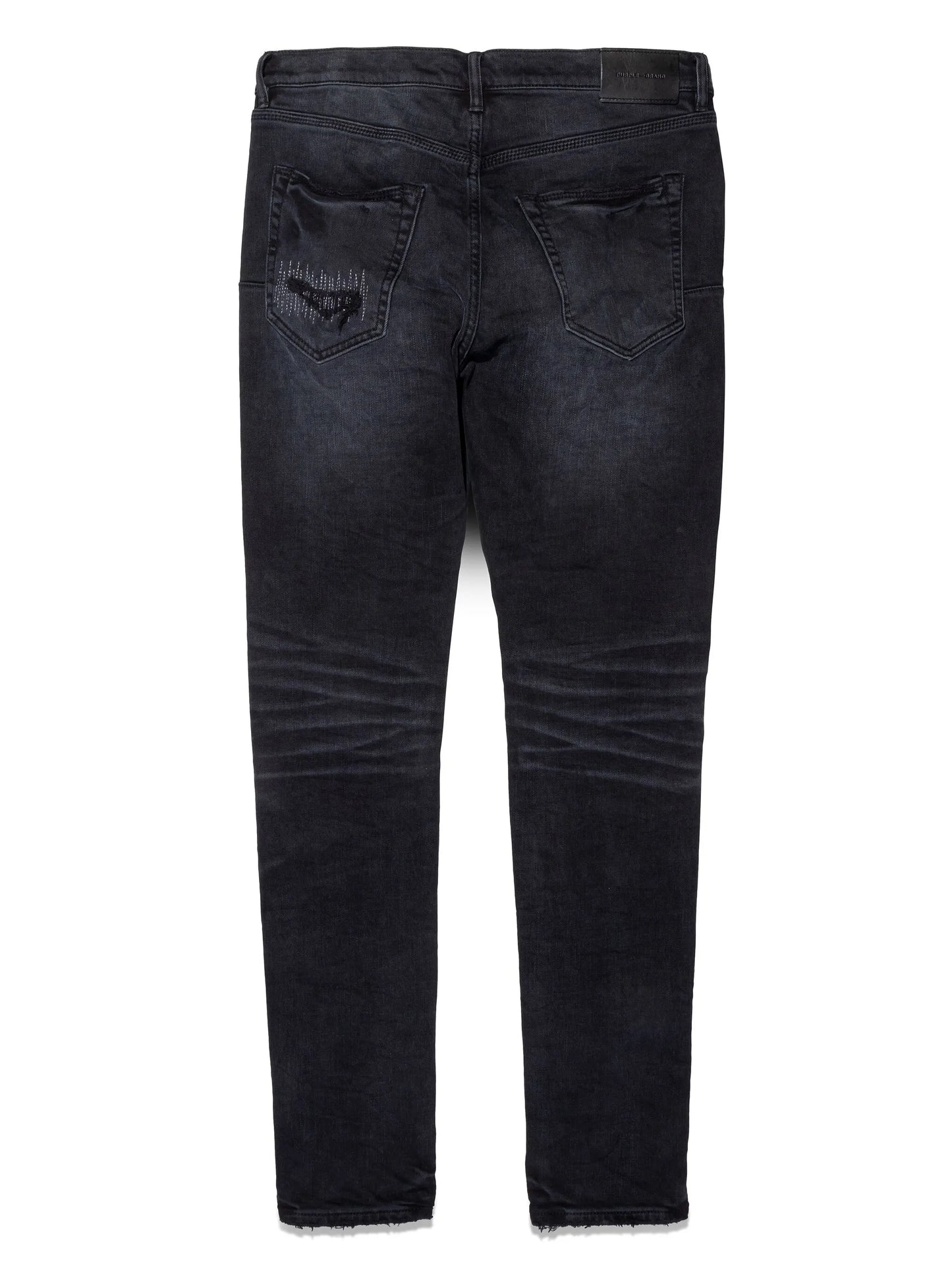 Lurex Repair Overdye Jeans In Black