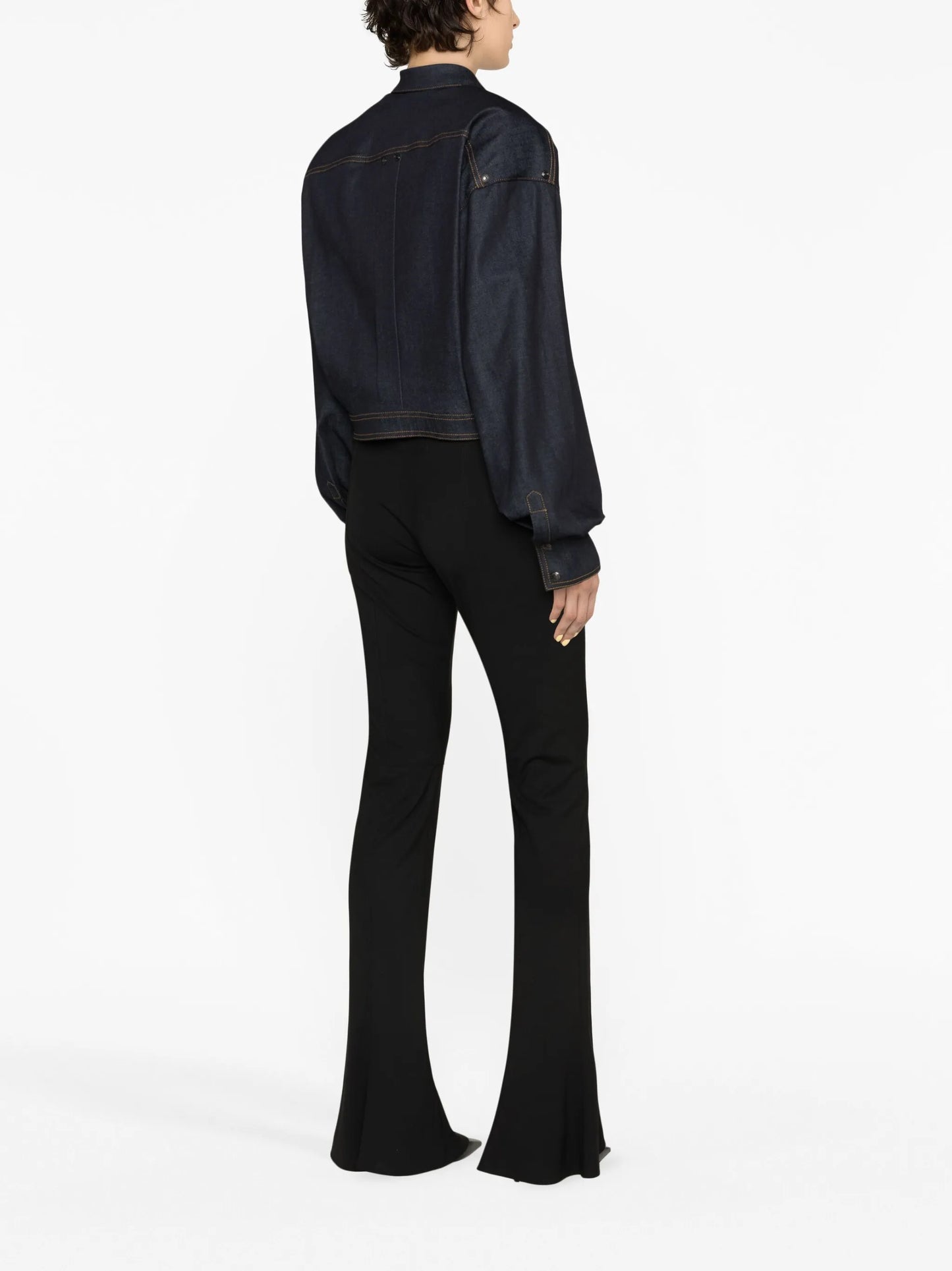 cropped denim jacket