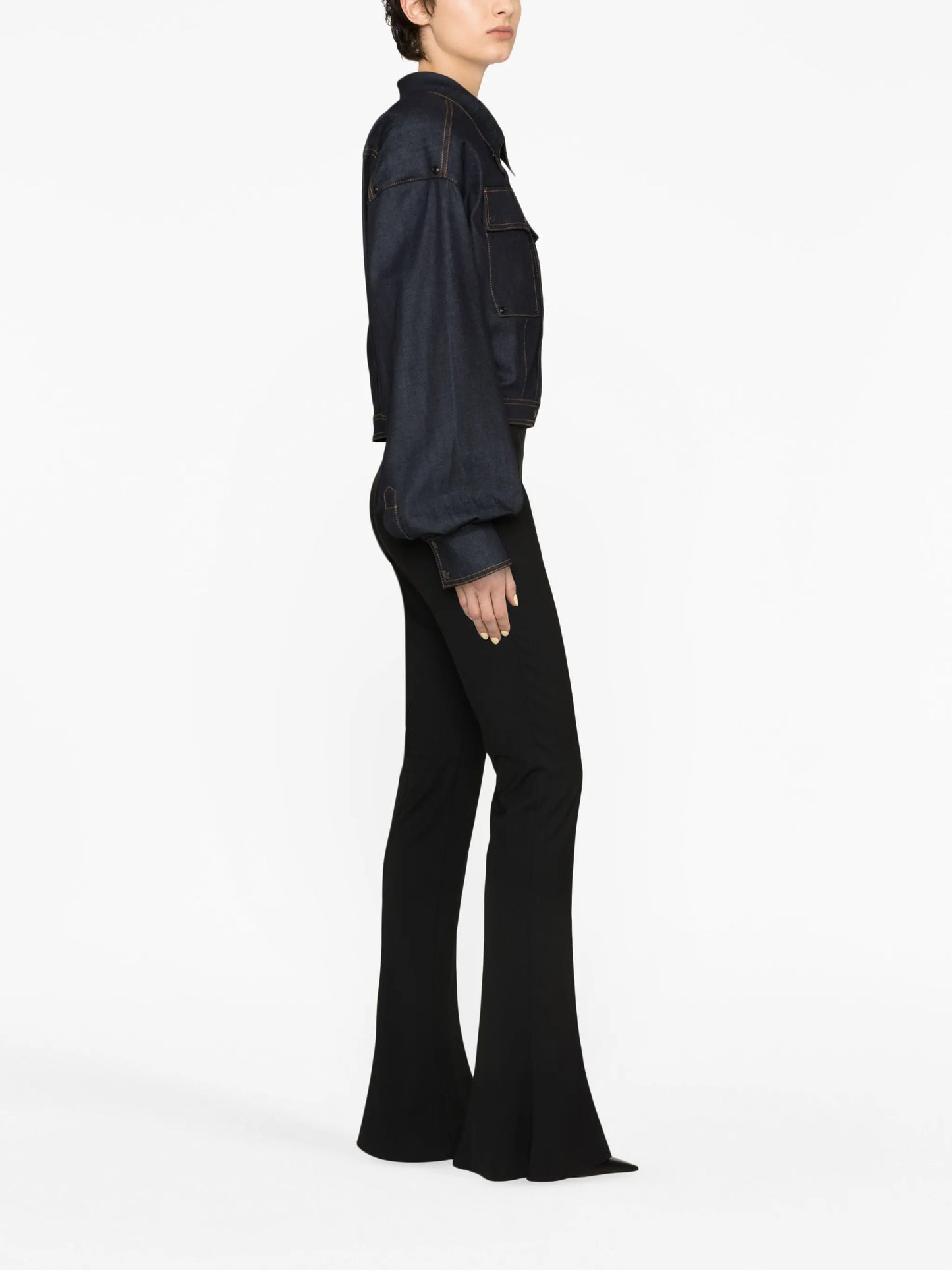 cropped denim jacket