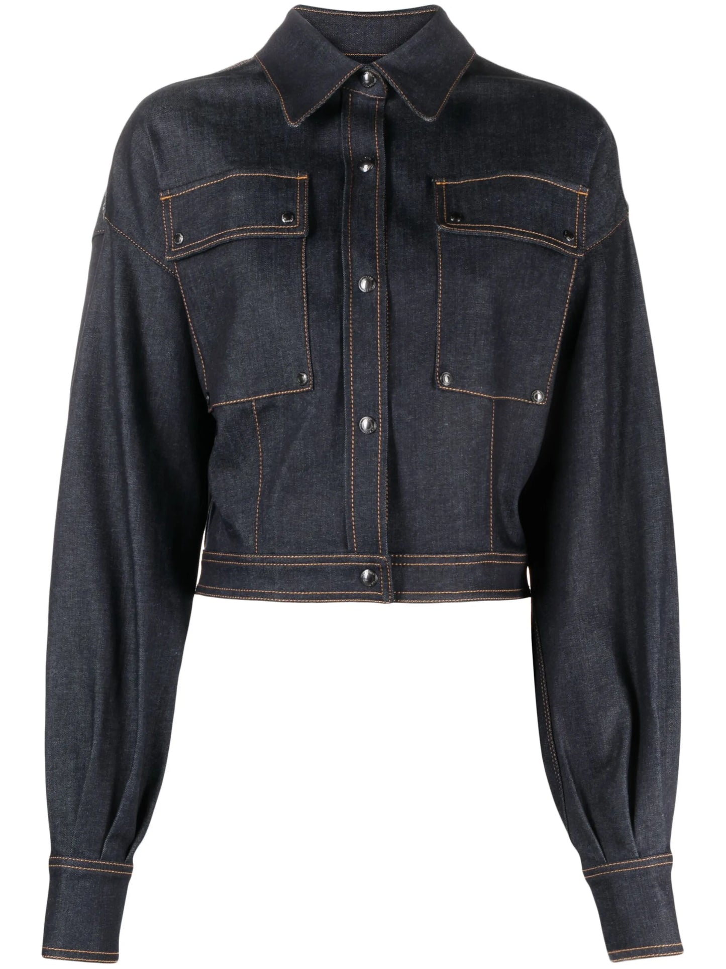 cropped denim jacket