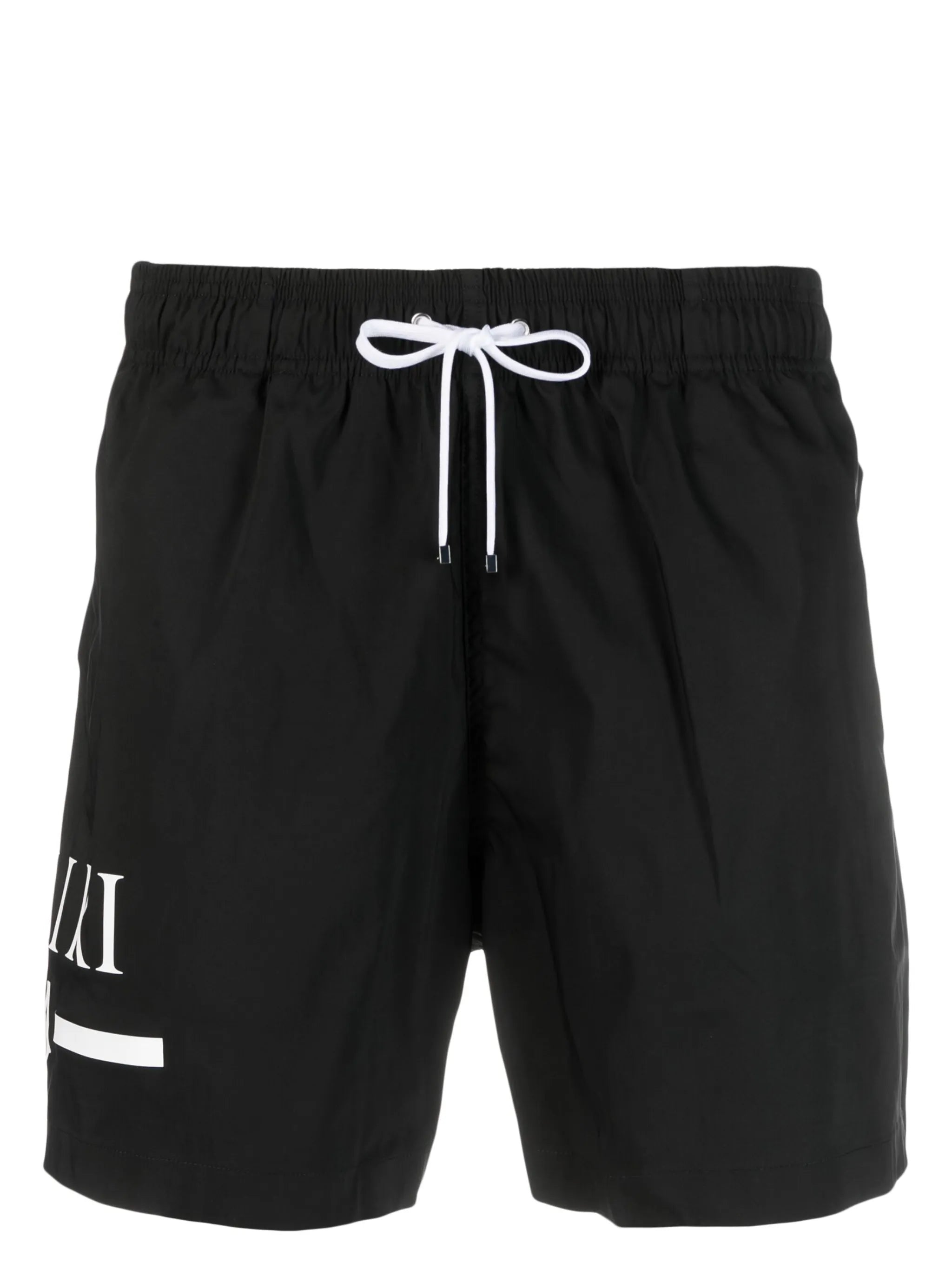 logo-embroidered swim shorts