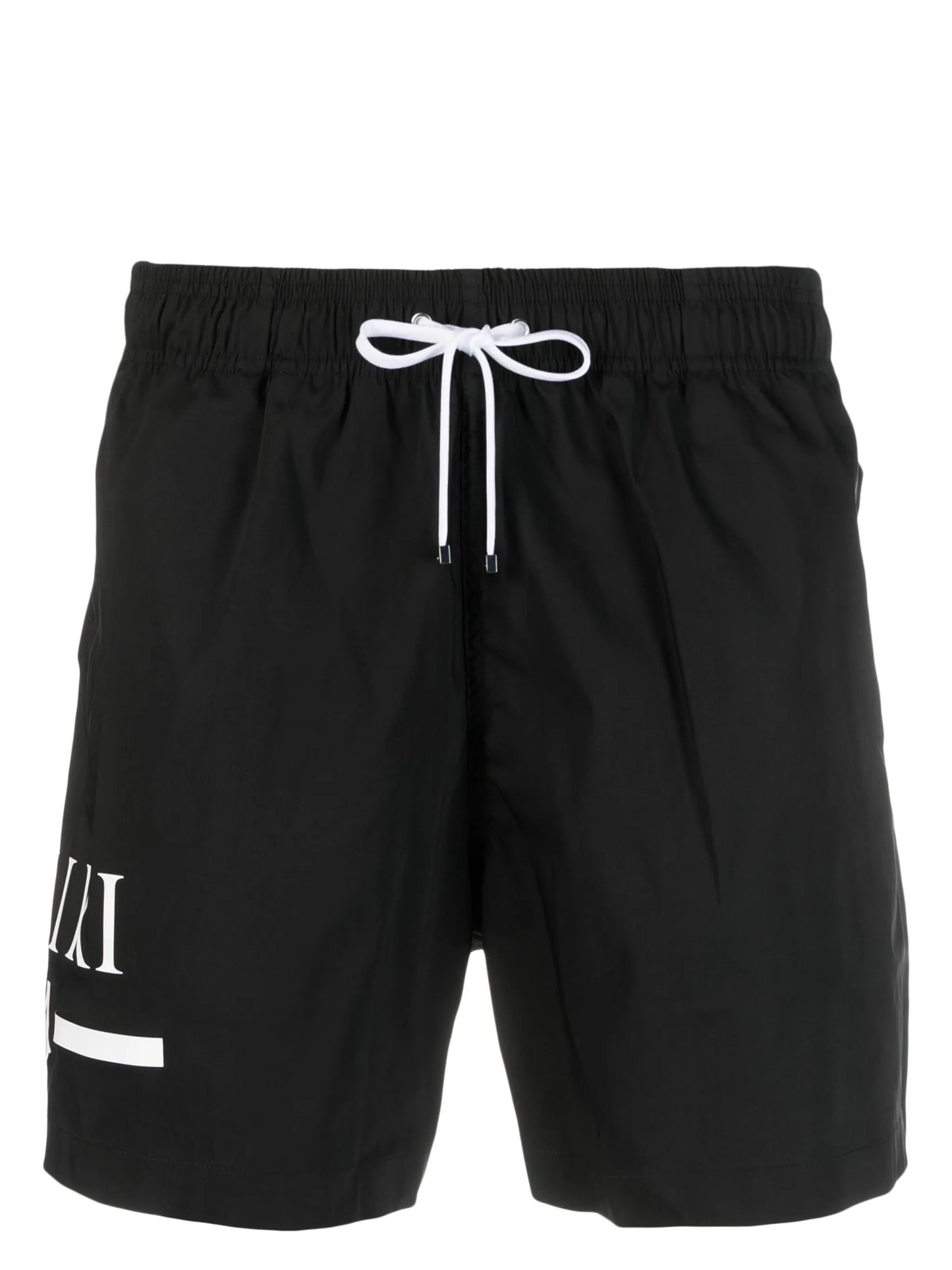 logo-embroidered swim shorts