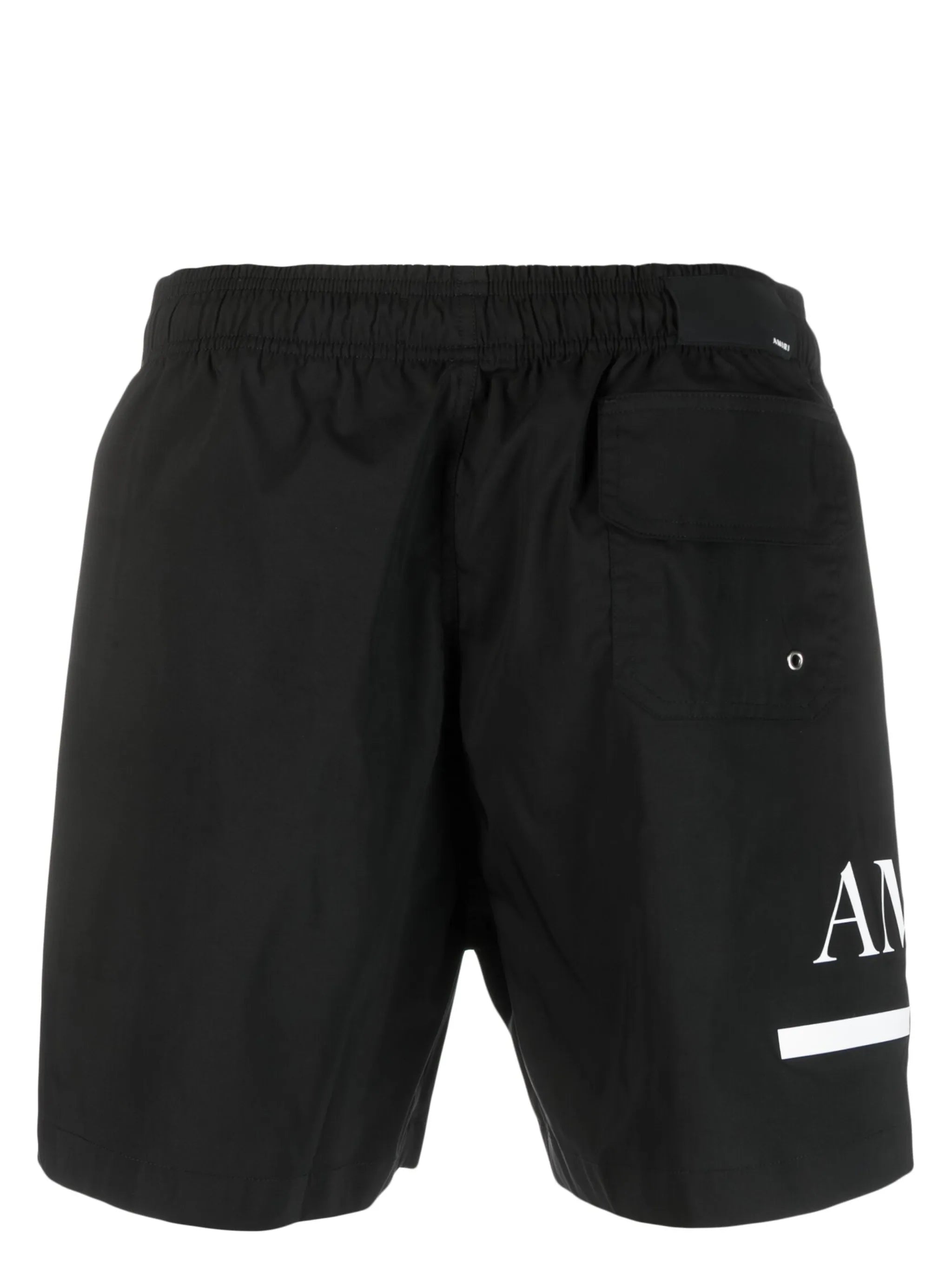 logo-embroidered swim shorts