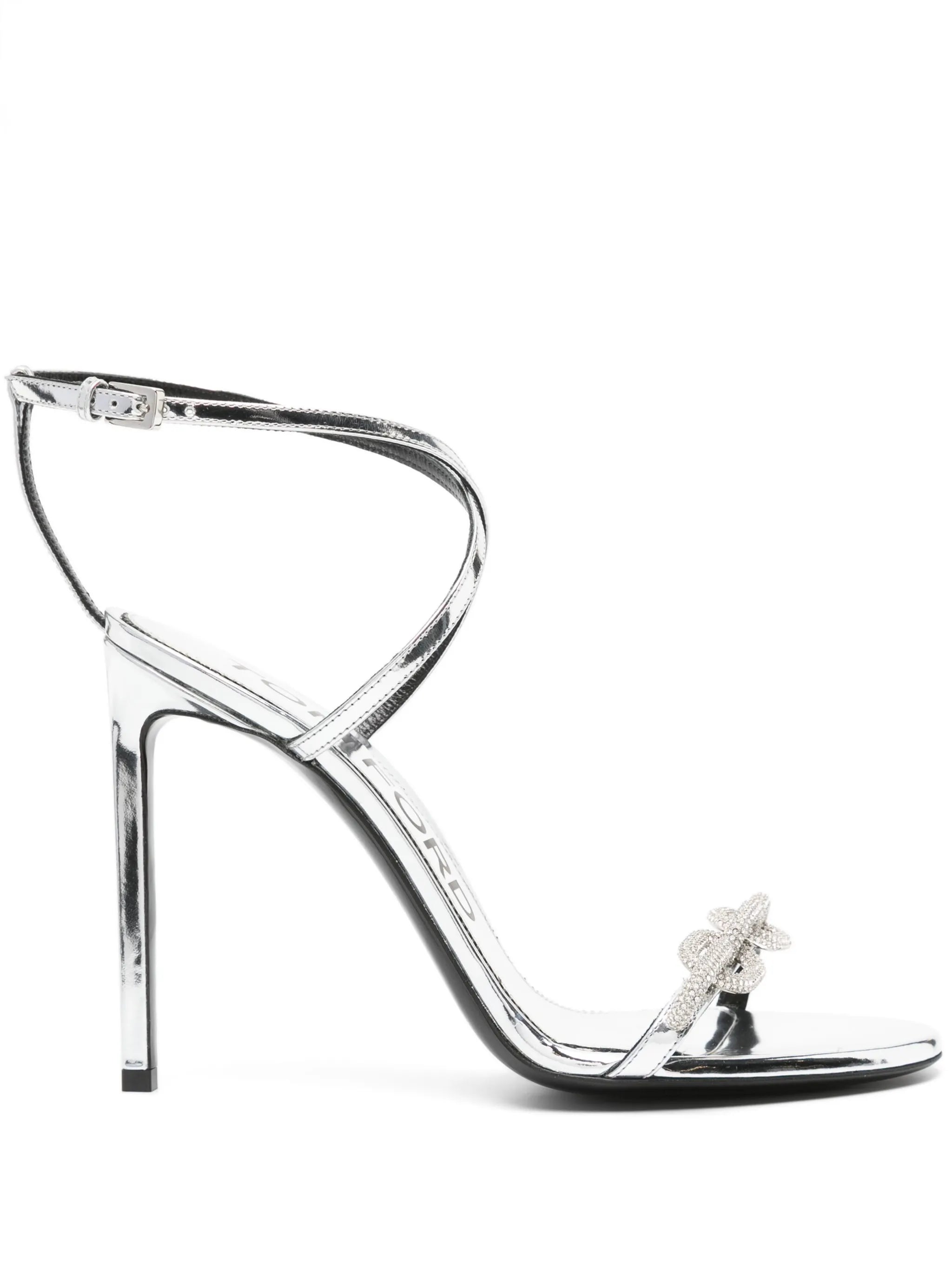 105mm crystal-embellished sandals