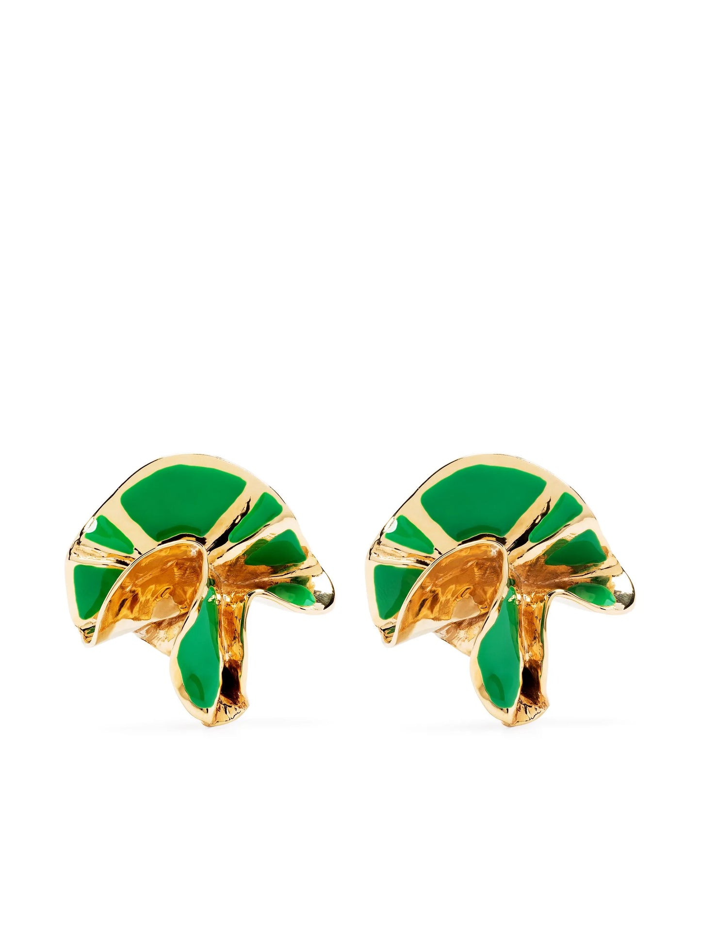 Delphin flower earrings