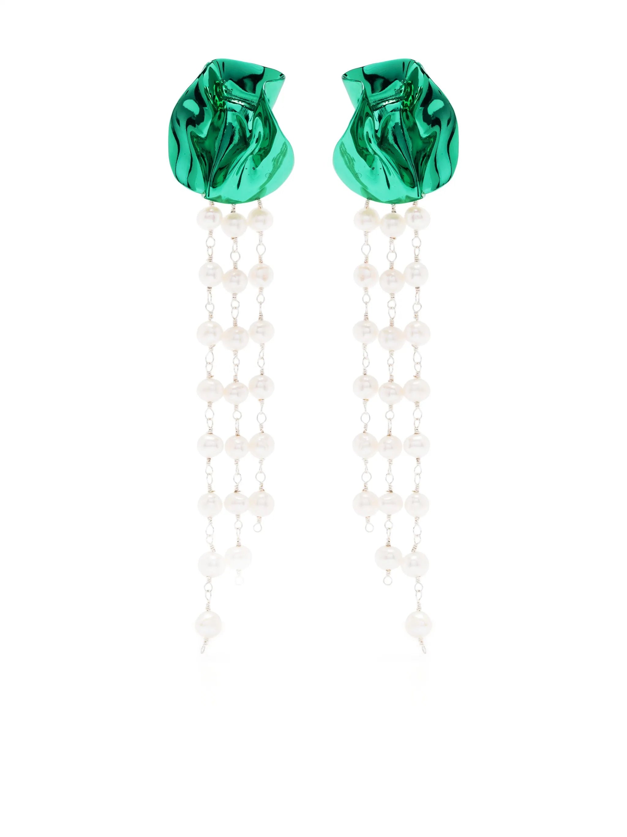 Georgia pearl drop earrings