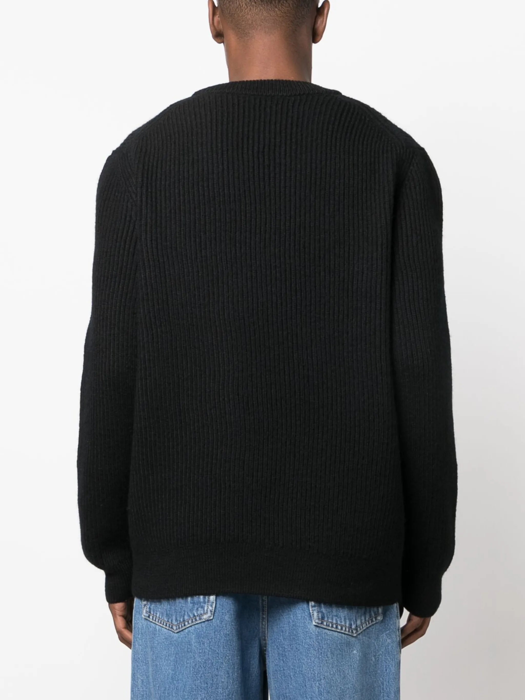 CH Hole ribbed-knit sweatshirt