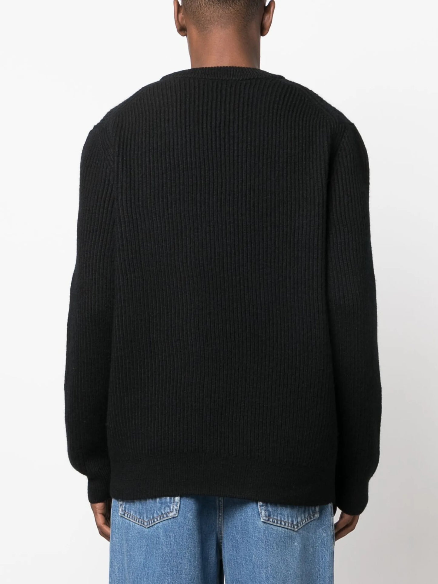 CH Hole ribbed-knit sweatshirt