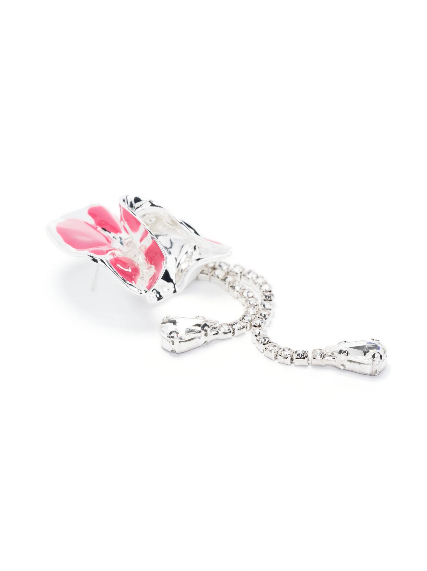 Sylvia enamel crystal drop earrings