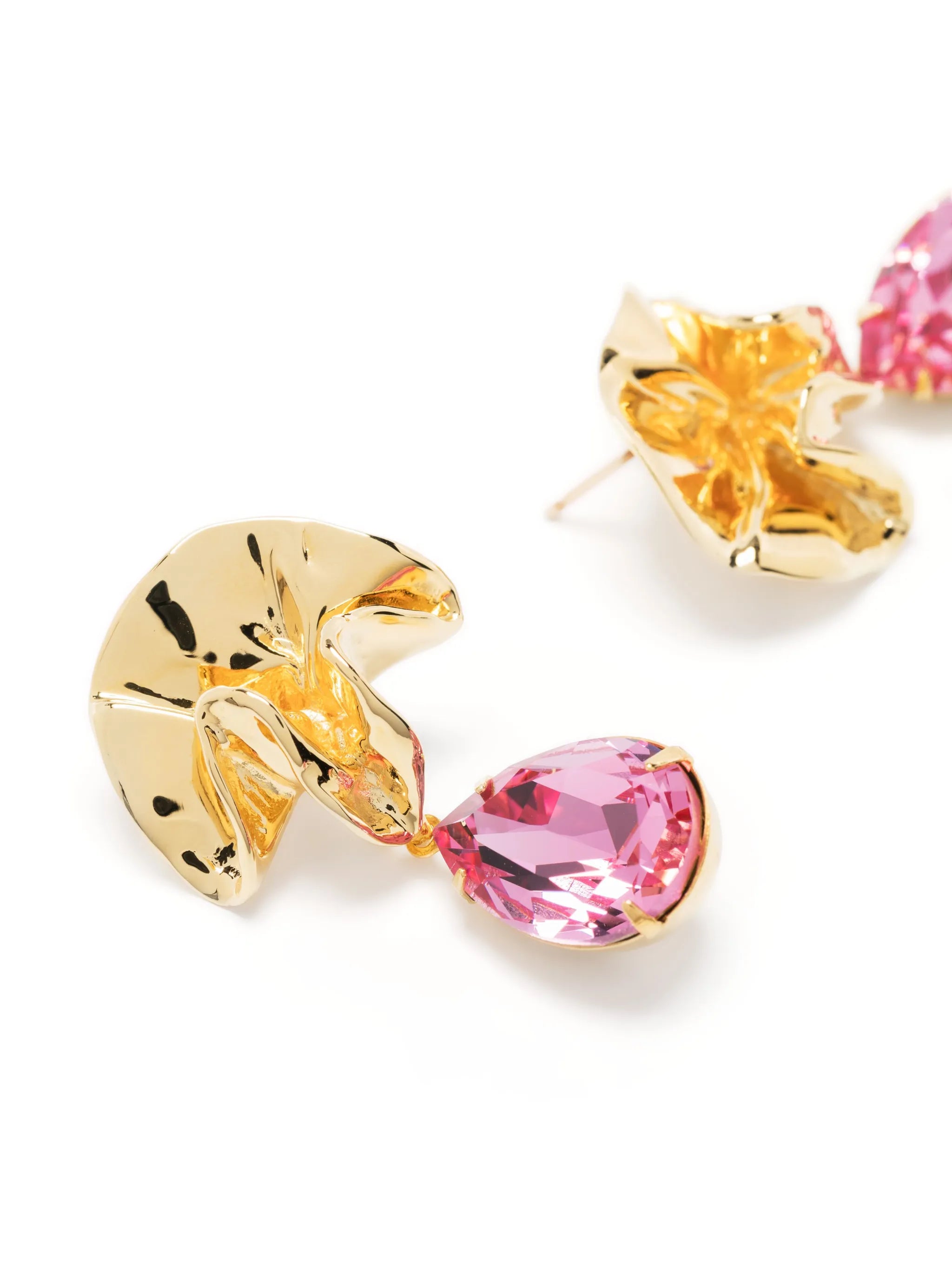 Delphinium mini drop earrings