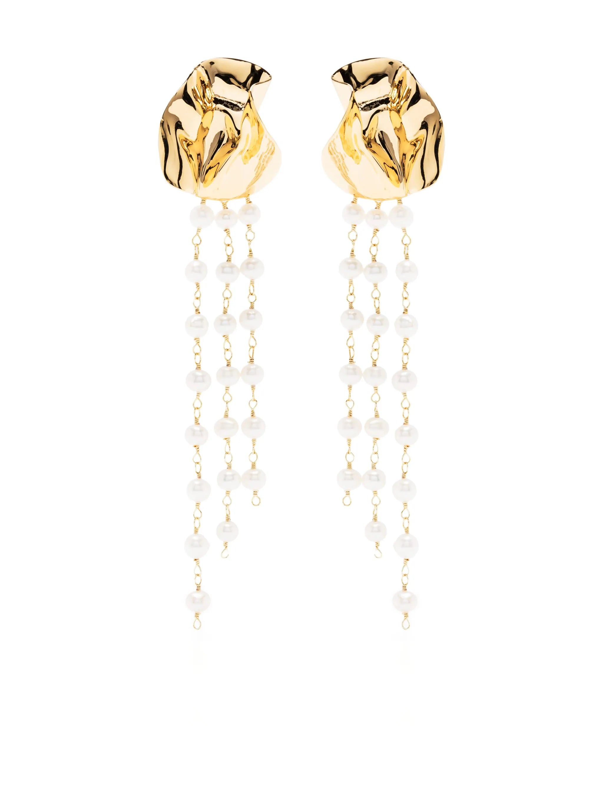 Georgia pearl drop earrings