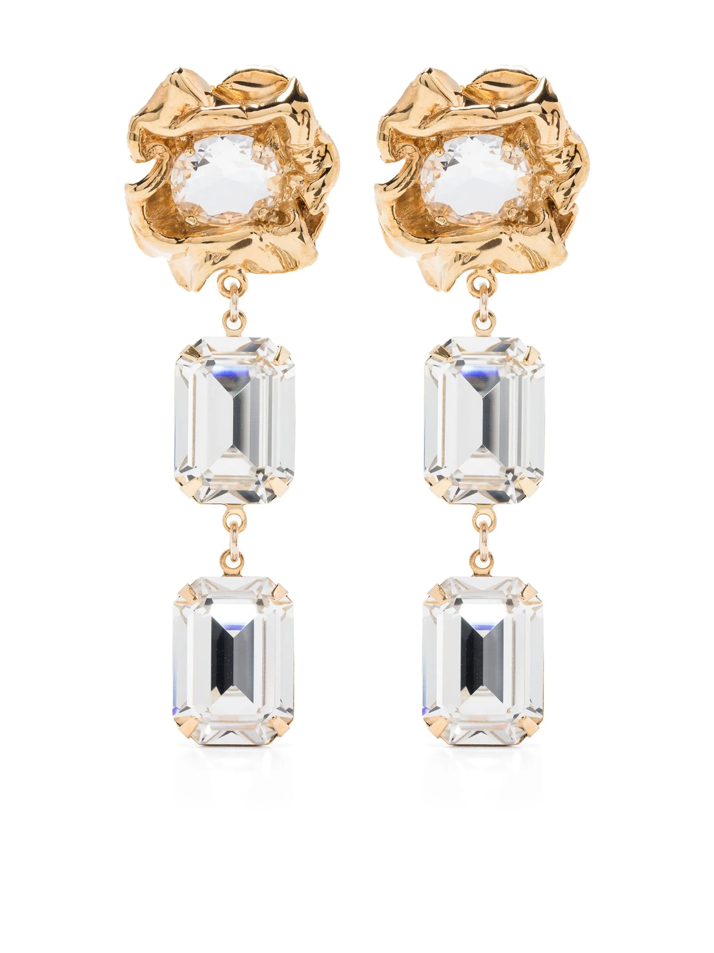 Ada crystal drop earrings