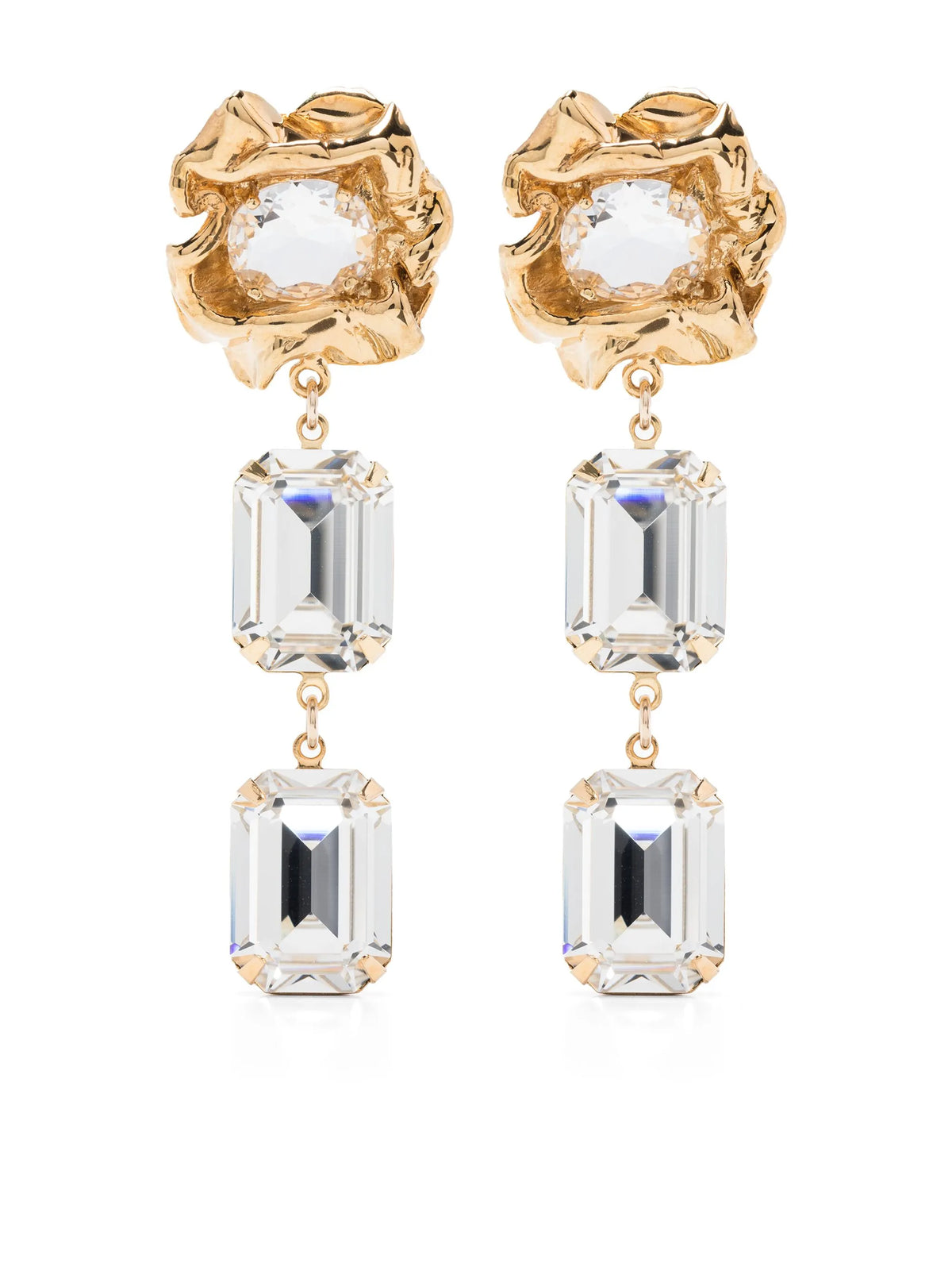 Ada crystal drop earrings