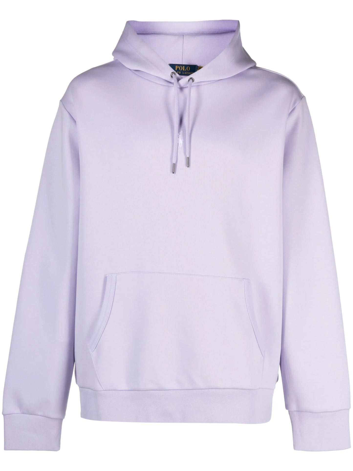 embroidered-logo long-sleeve hoodie
