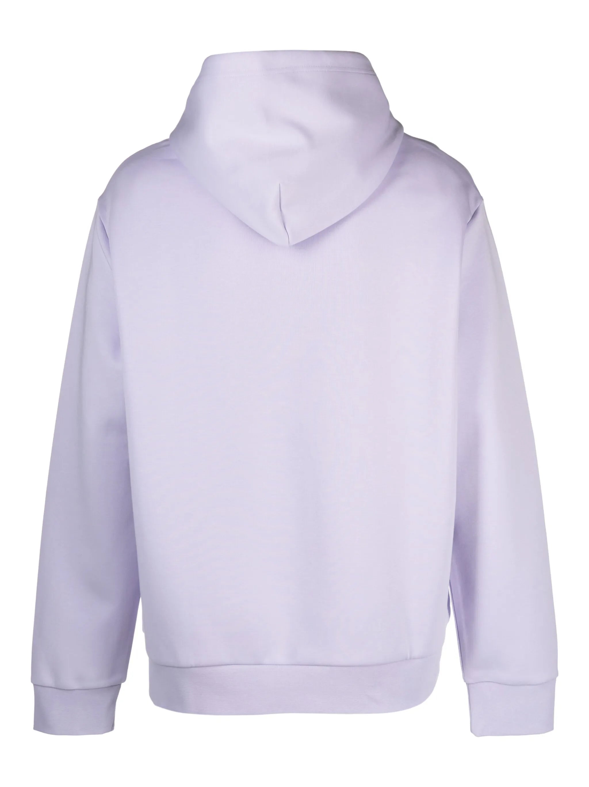 embroidered-logo long-sleeve hoodie