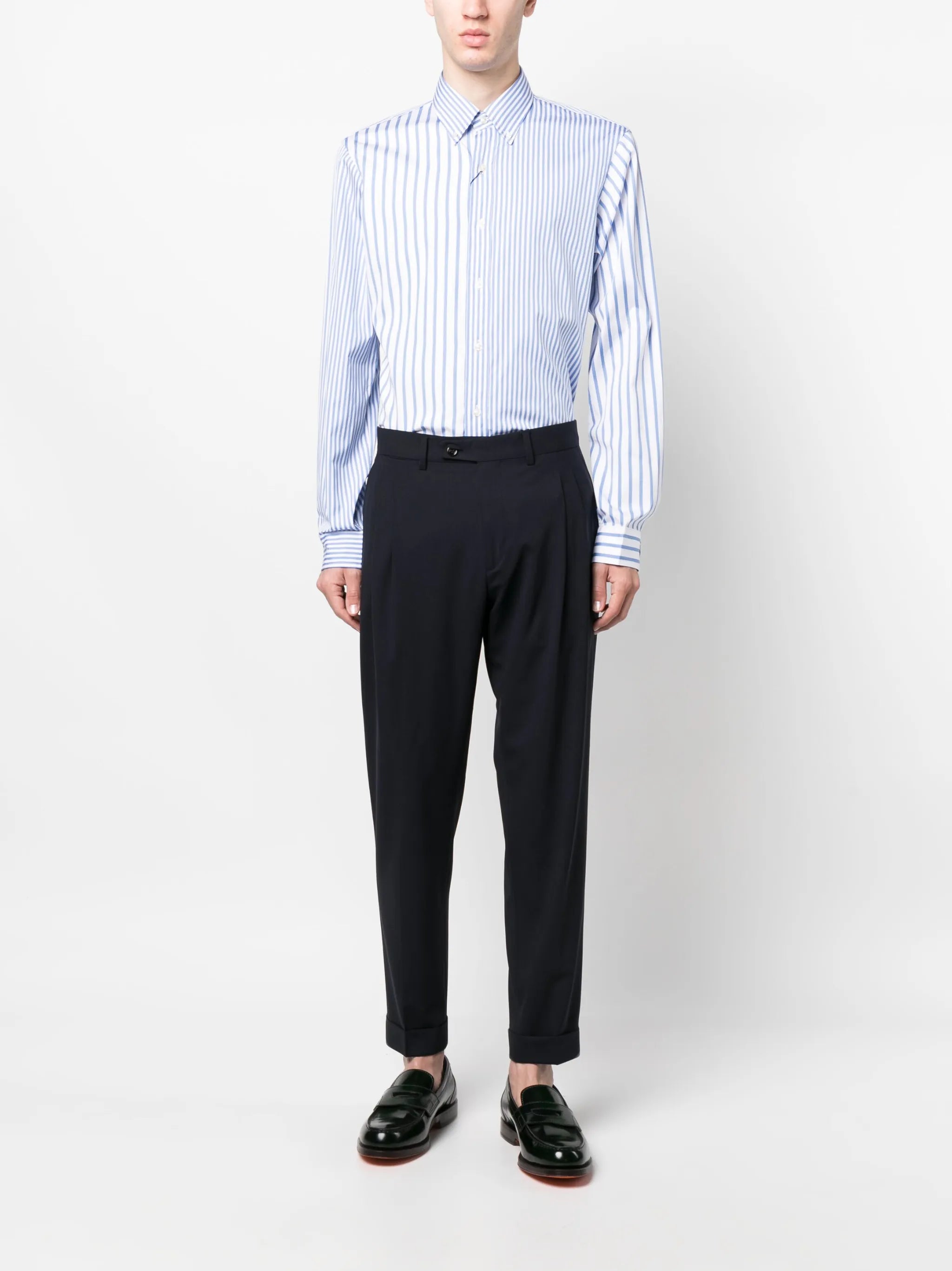 striped cotton shirt