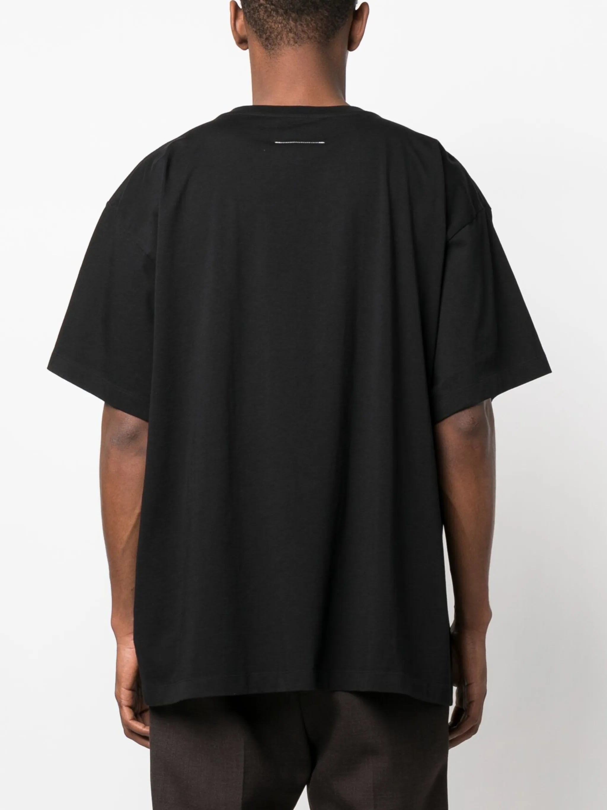 logo-patch cotton T-shirt