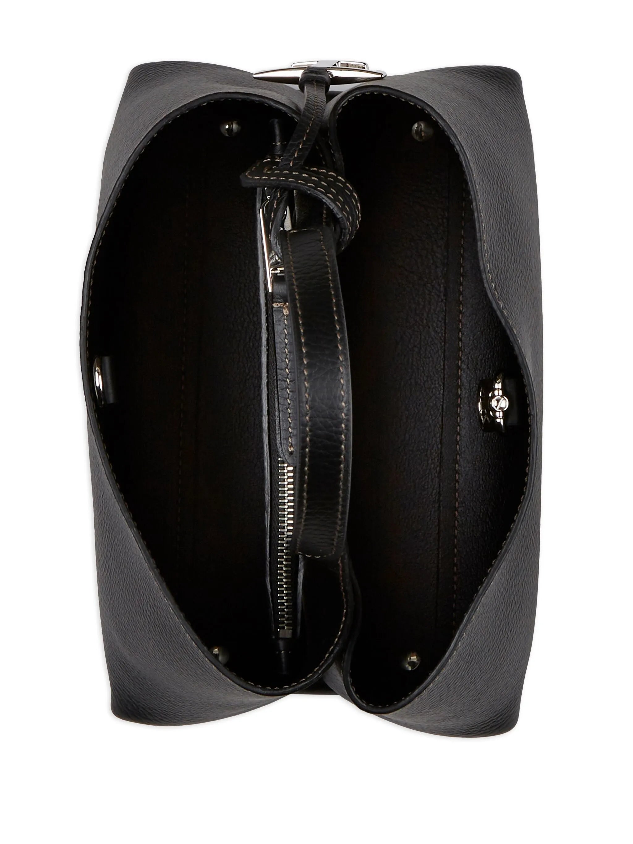 micro leather tote bag