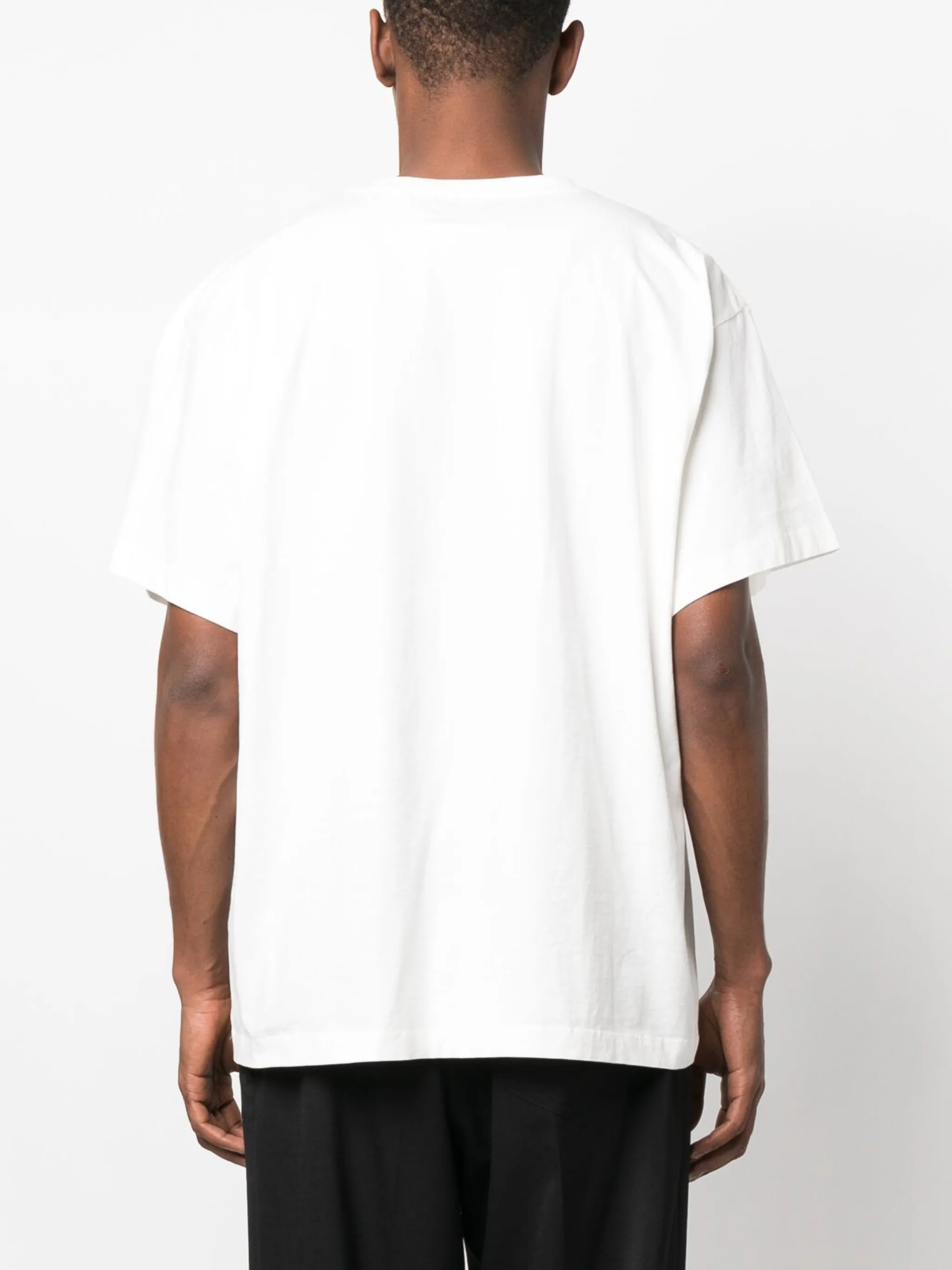 logo-patch cotton T-shirt