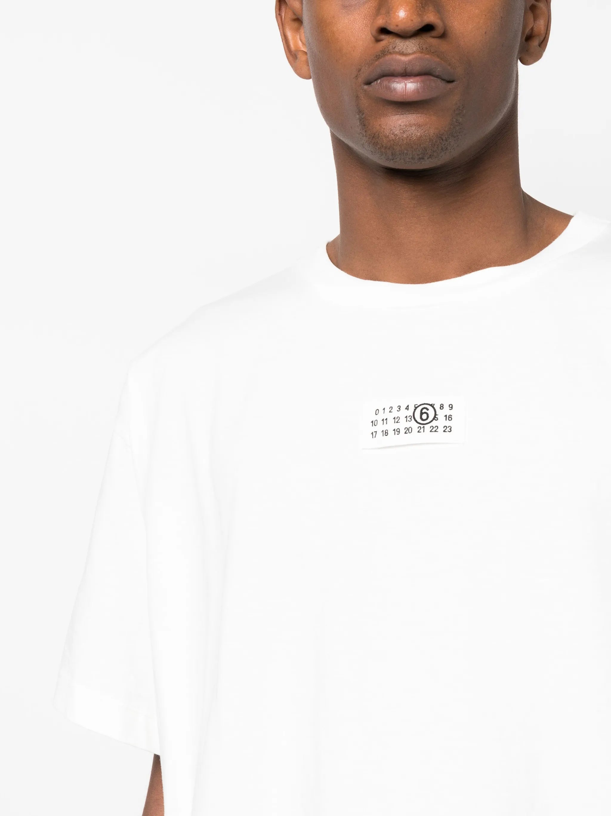 logo-patch cotton T-shirt