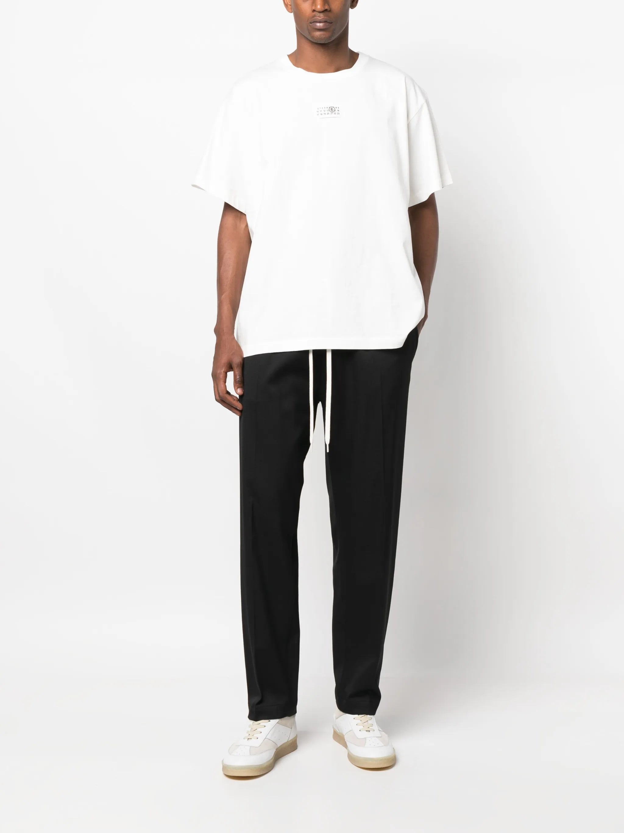 logo-patch cotton T-shirt
