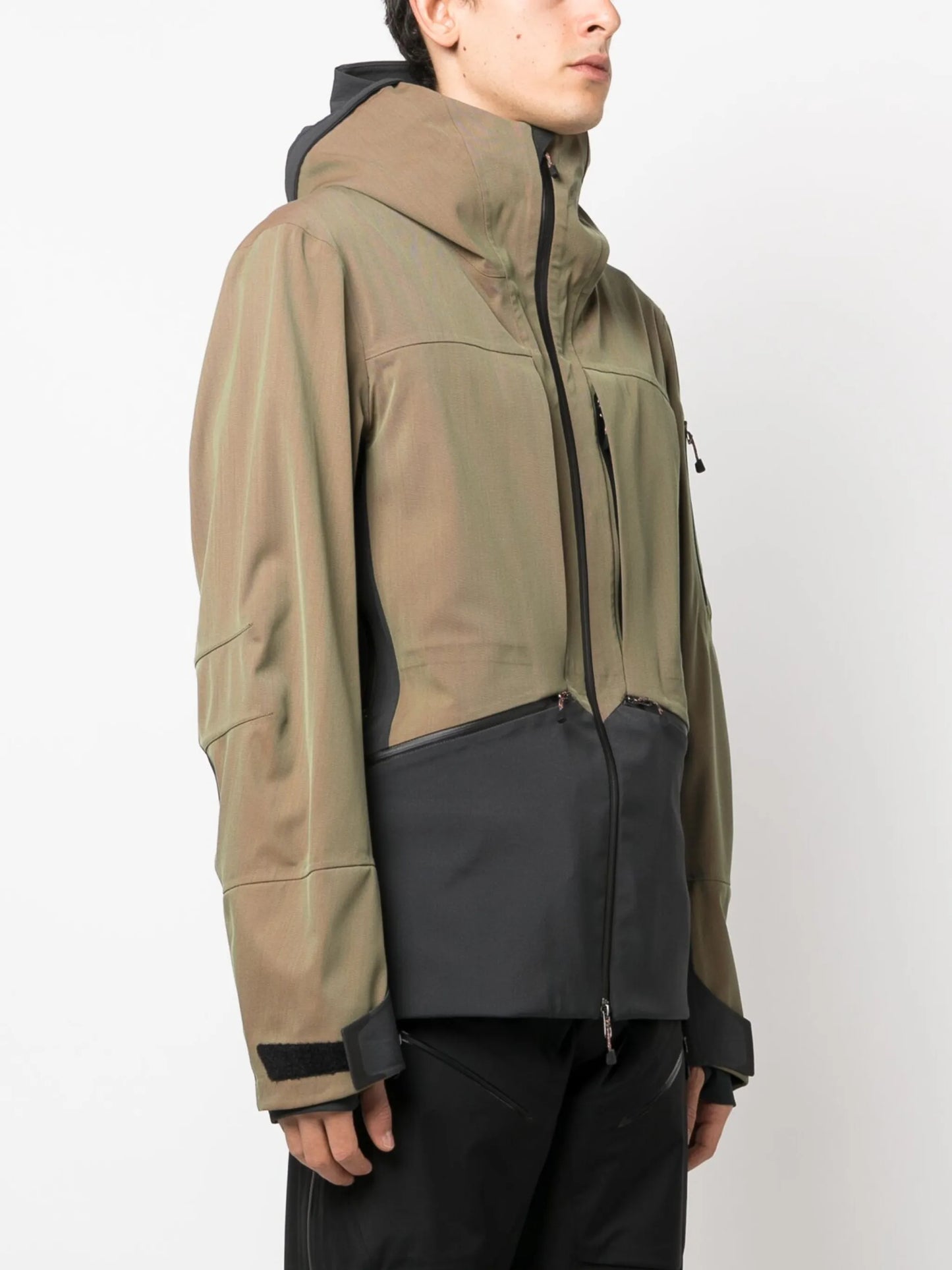 Rima two-tone shell jacket