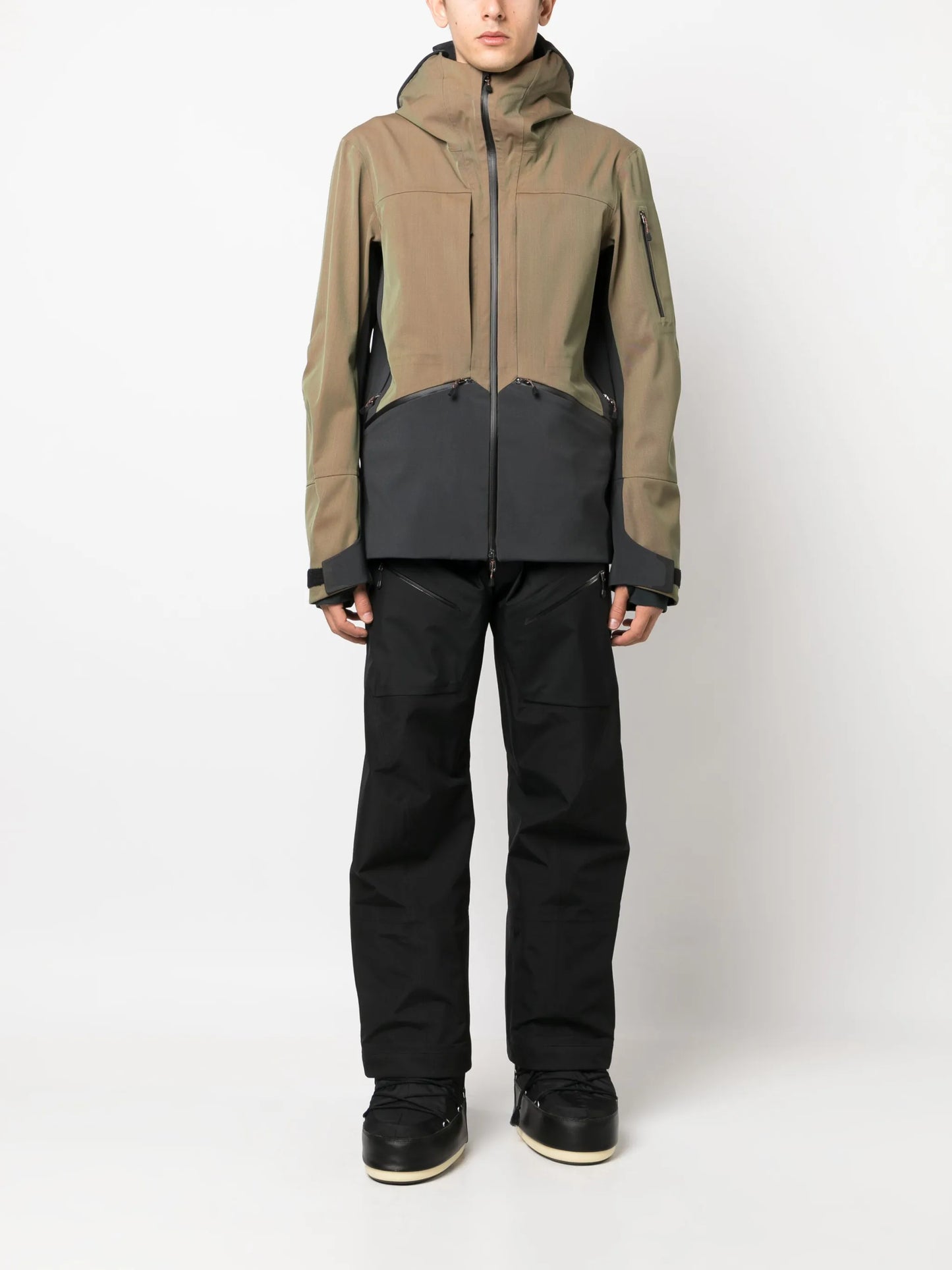 Rima two-tone shell jacket