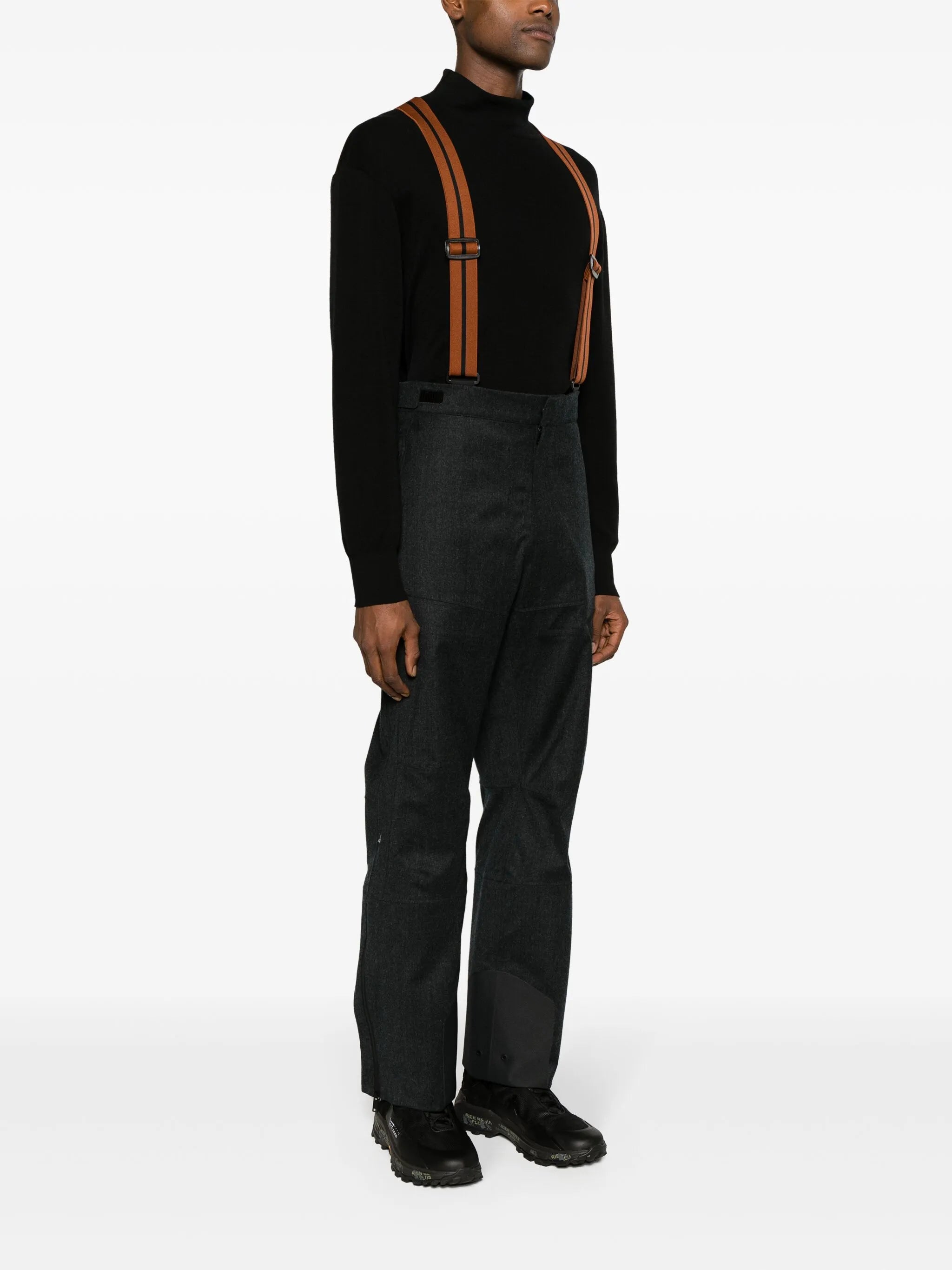 3-layered tech-merino ski trousers
