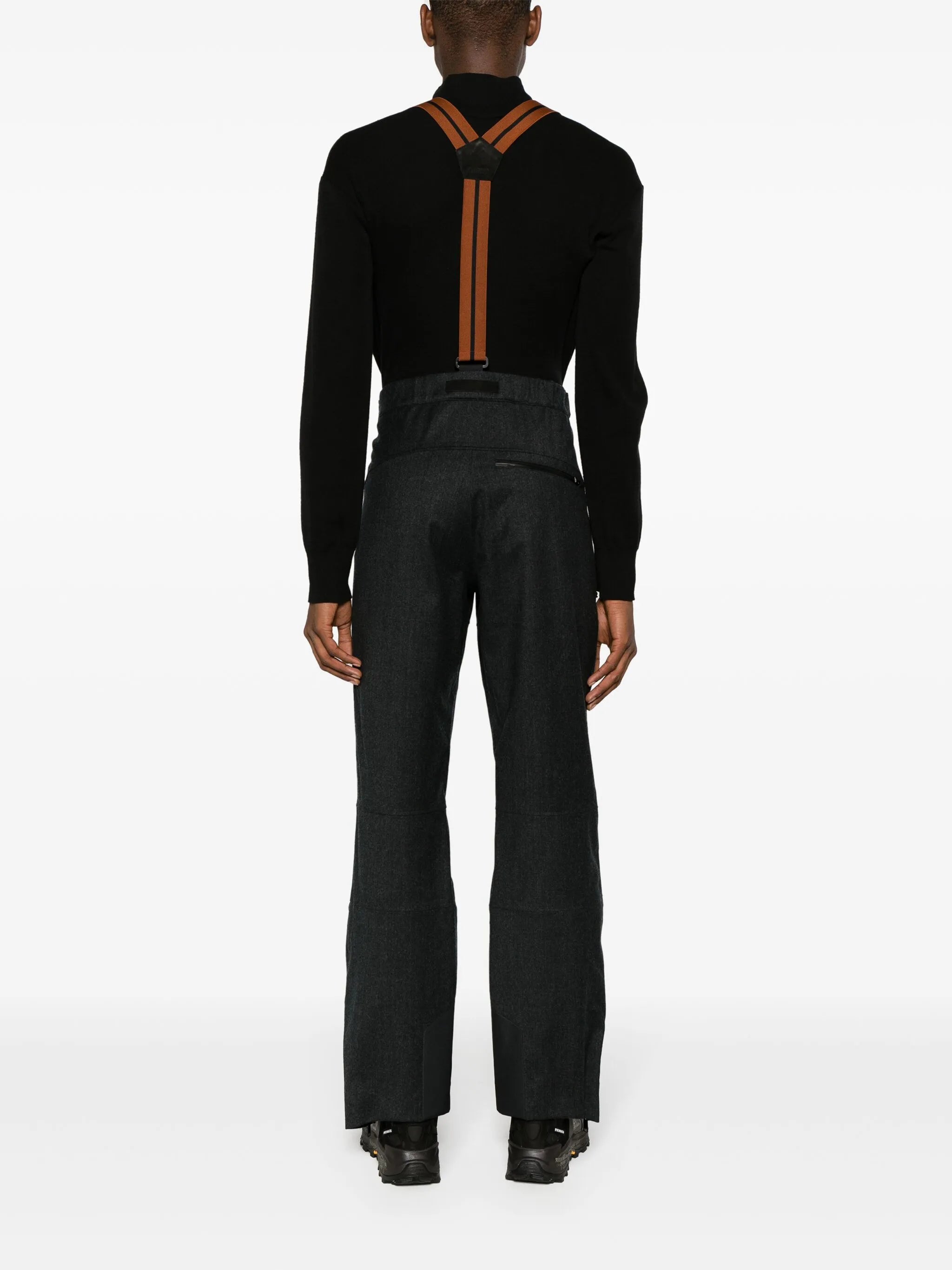 3-layered tech-merino ski trousers
