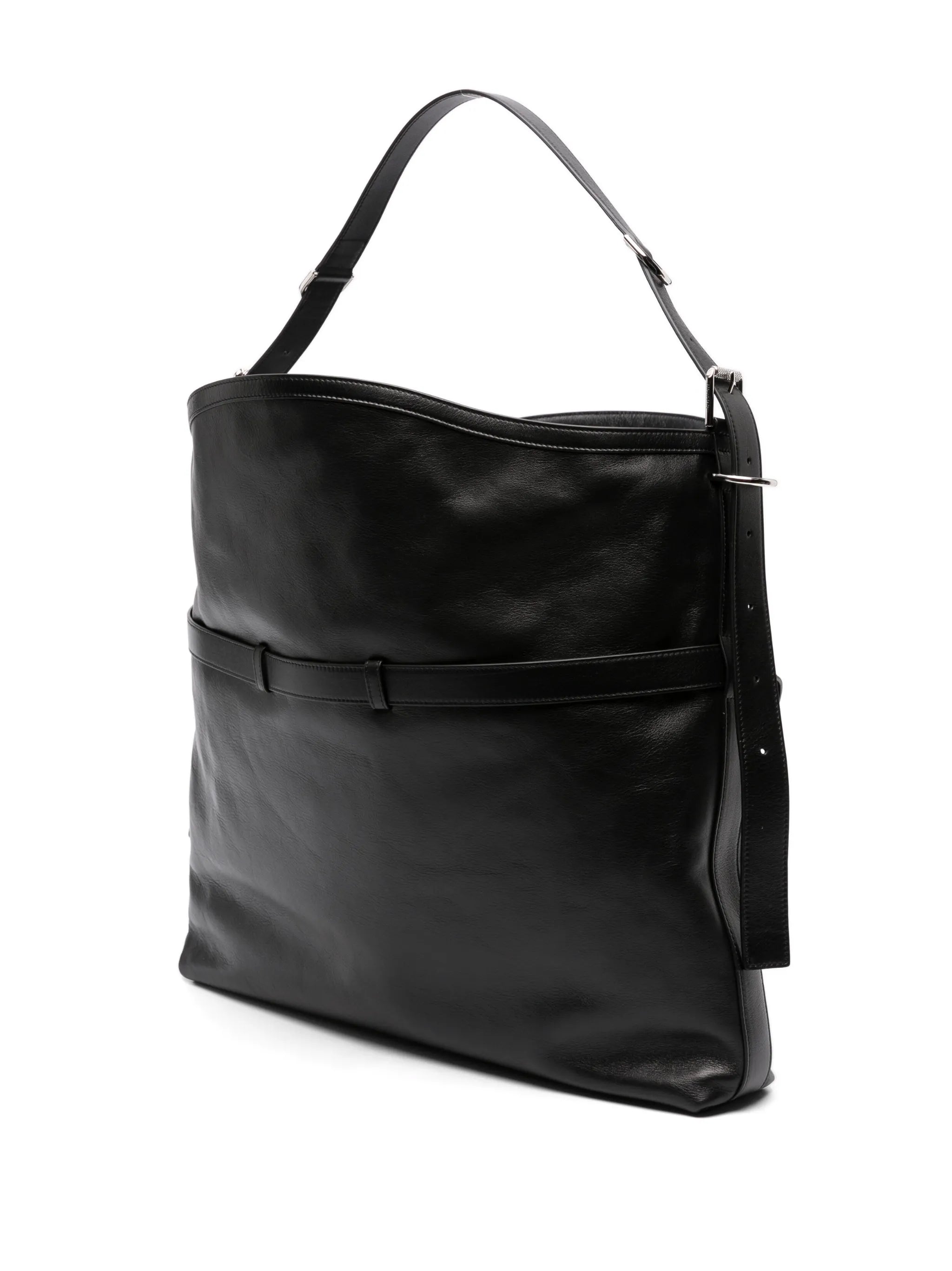 large Voyou leather shoulder bag