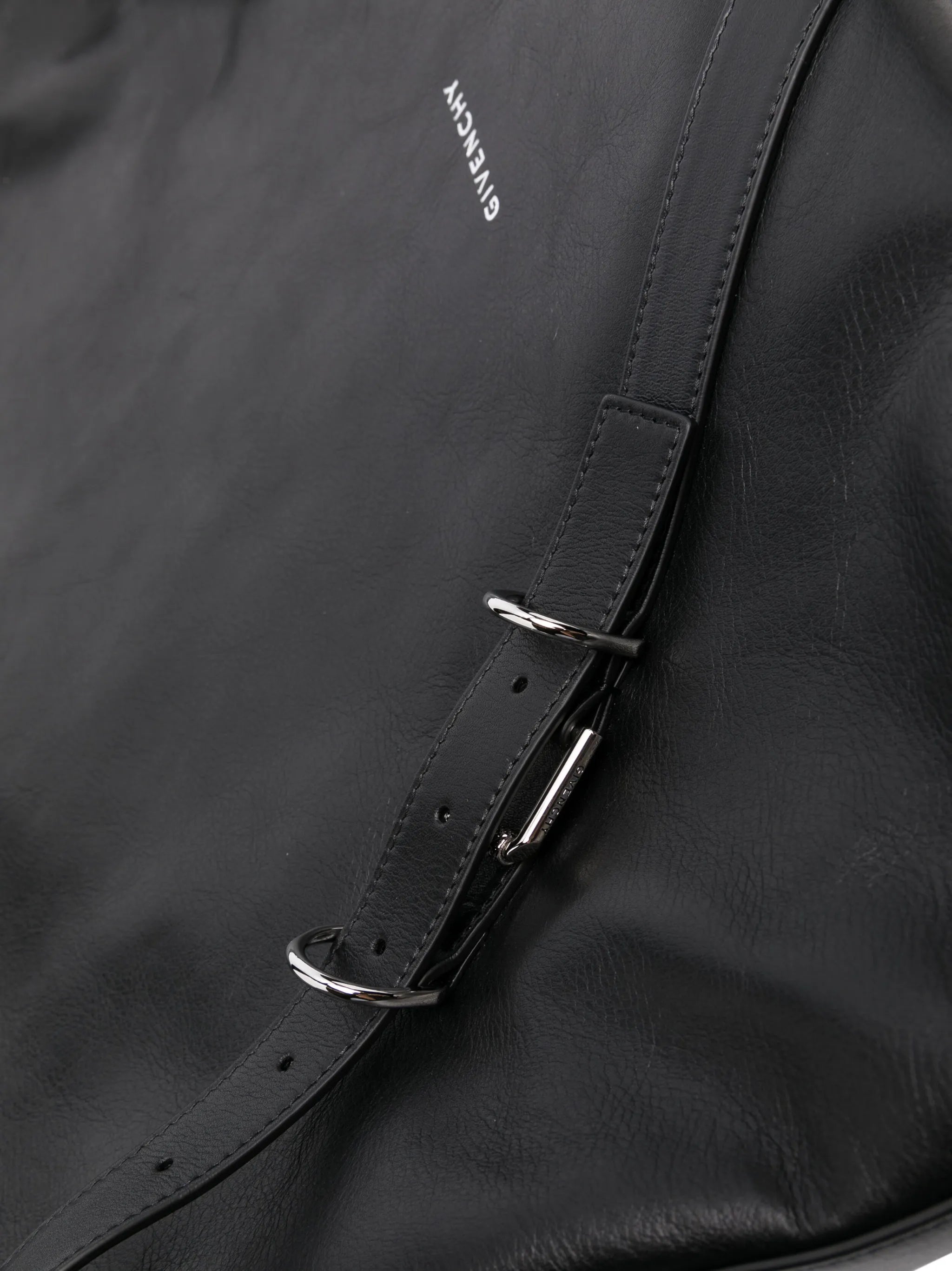 large Voyou leather shoulder bag